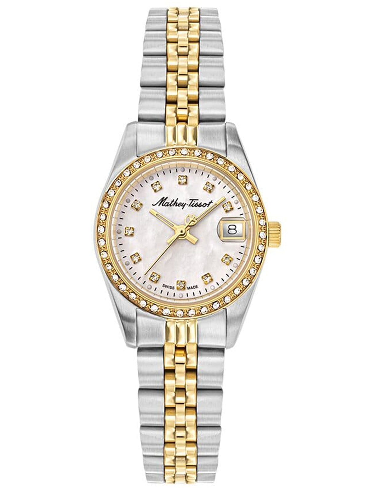 Mathey-Tissot Analog White Dial Women&