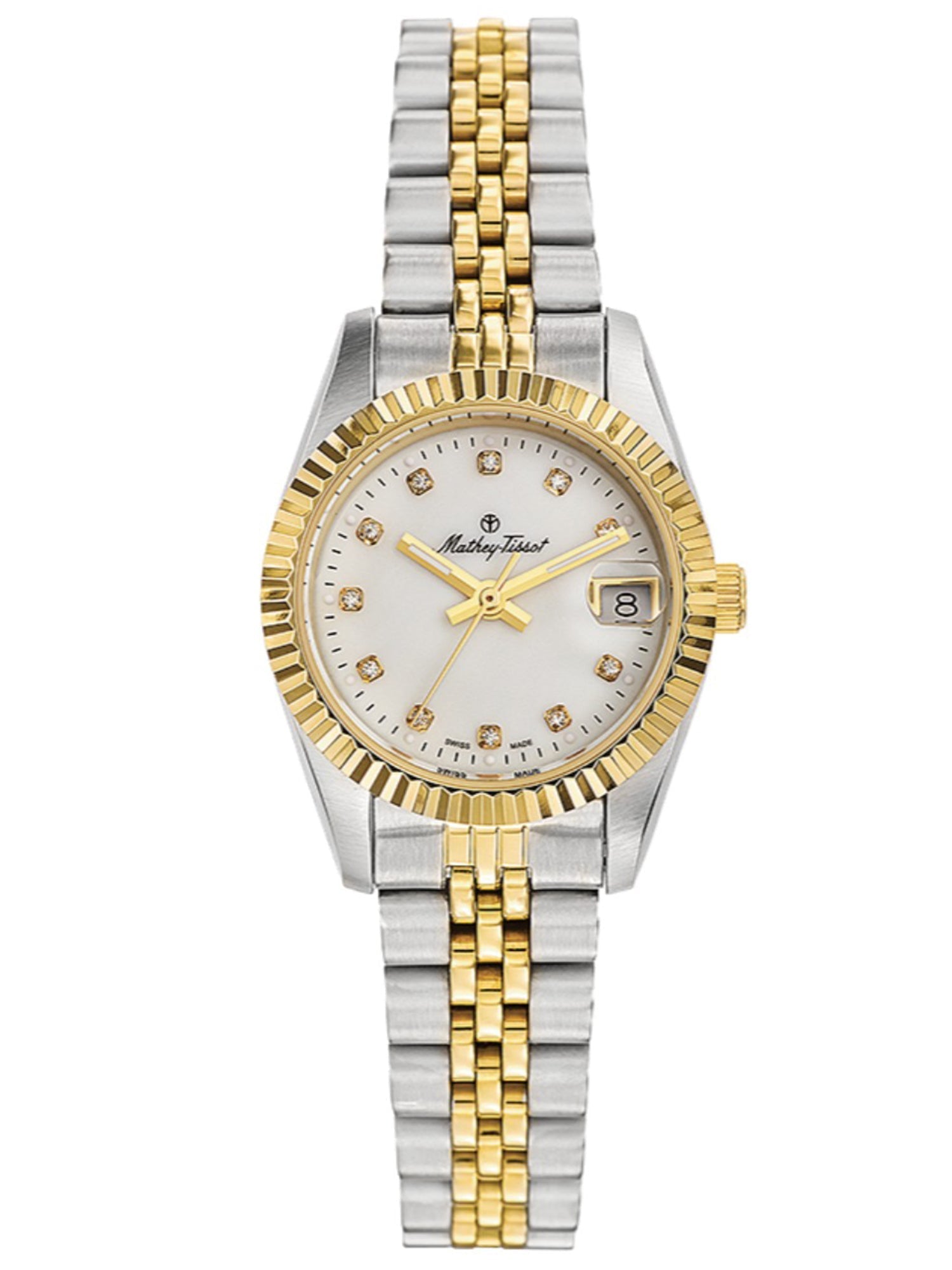 Mathey-Tissot Analog Mother of Pearl Dial Women&