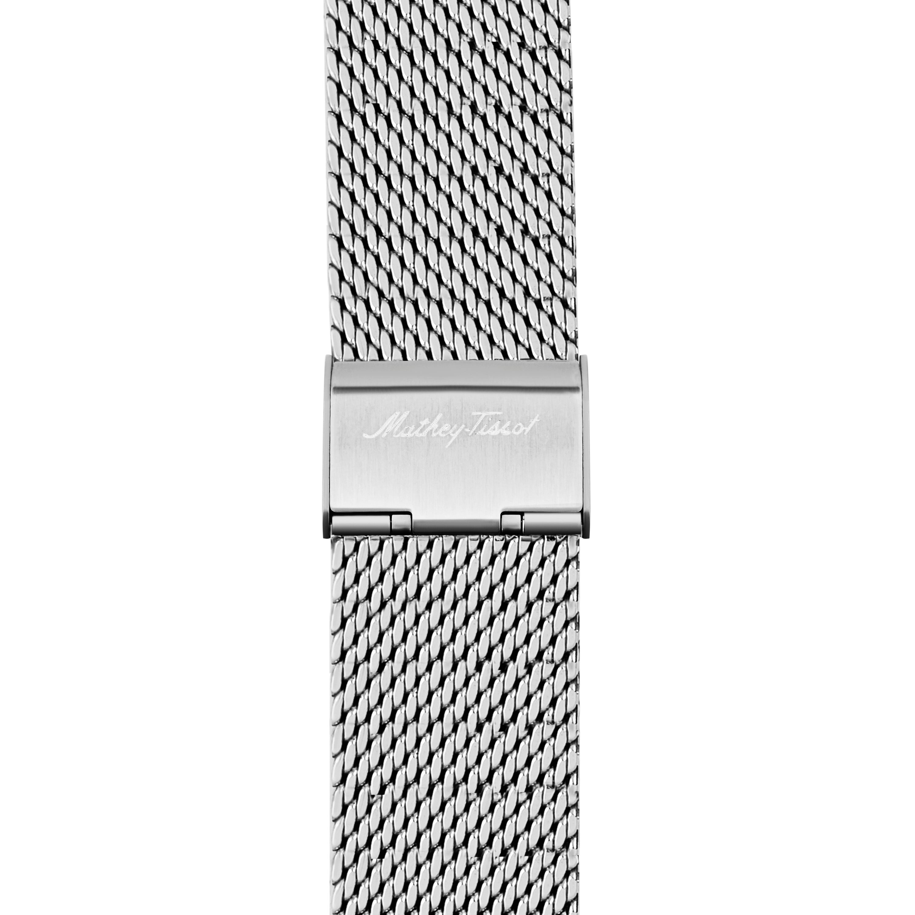 Mathey-Tissot Swiss Made Monsoon Square Quartz Blue Dial Ladies Watch - D7917ABU