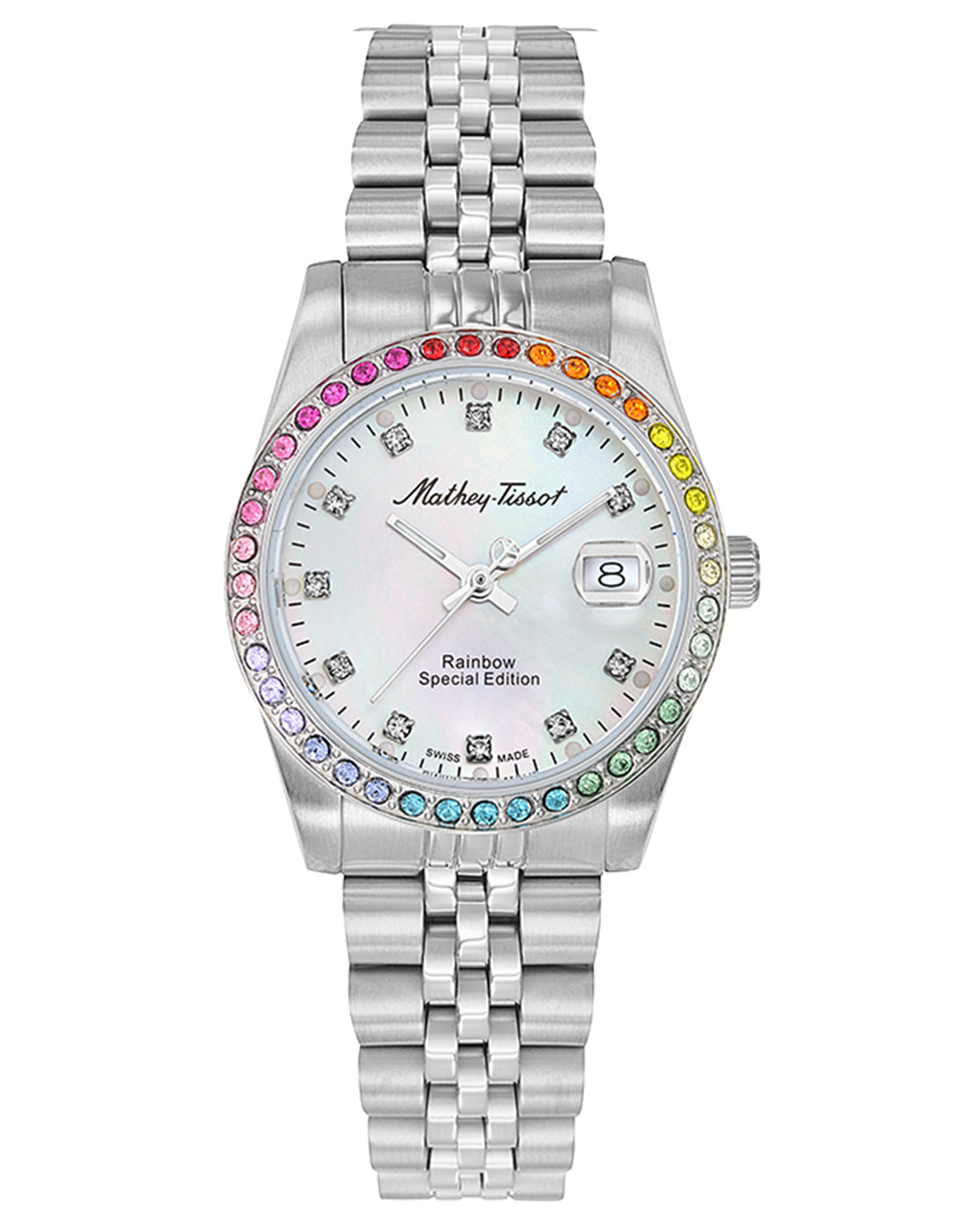Mathey-Tissot Analog White Dial Womens Watch-D809AQI