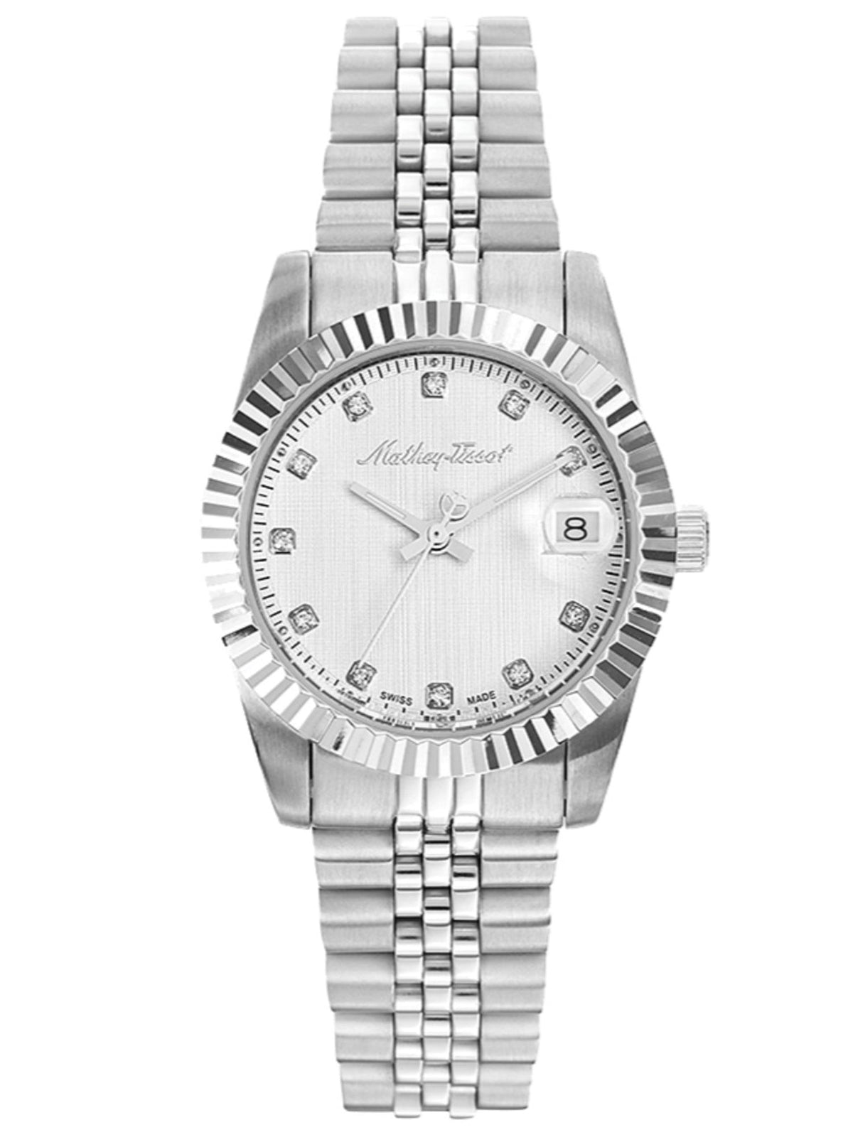 Mathey-Tissot Analog Silver Dial Women's Watch-D810AI