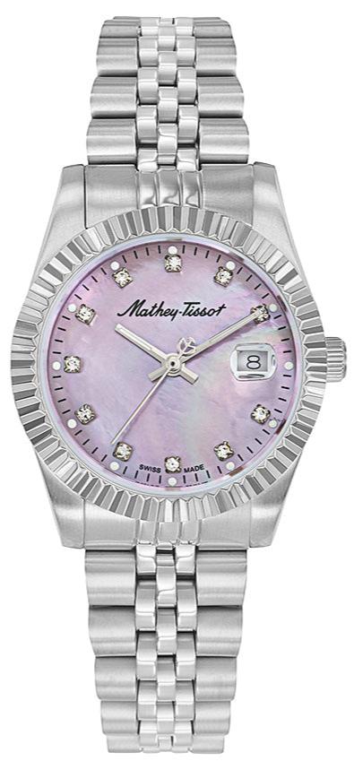 Mathey-Tissot Swiss Made Mother of Pearl Dial Analog Watch For Women - D810AVIO
