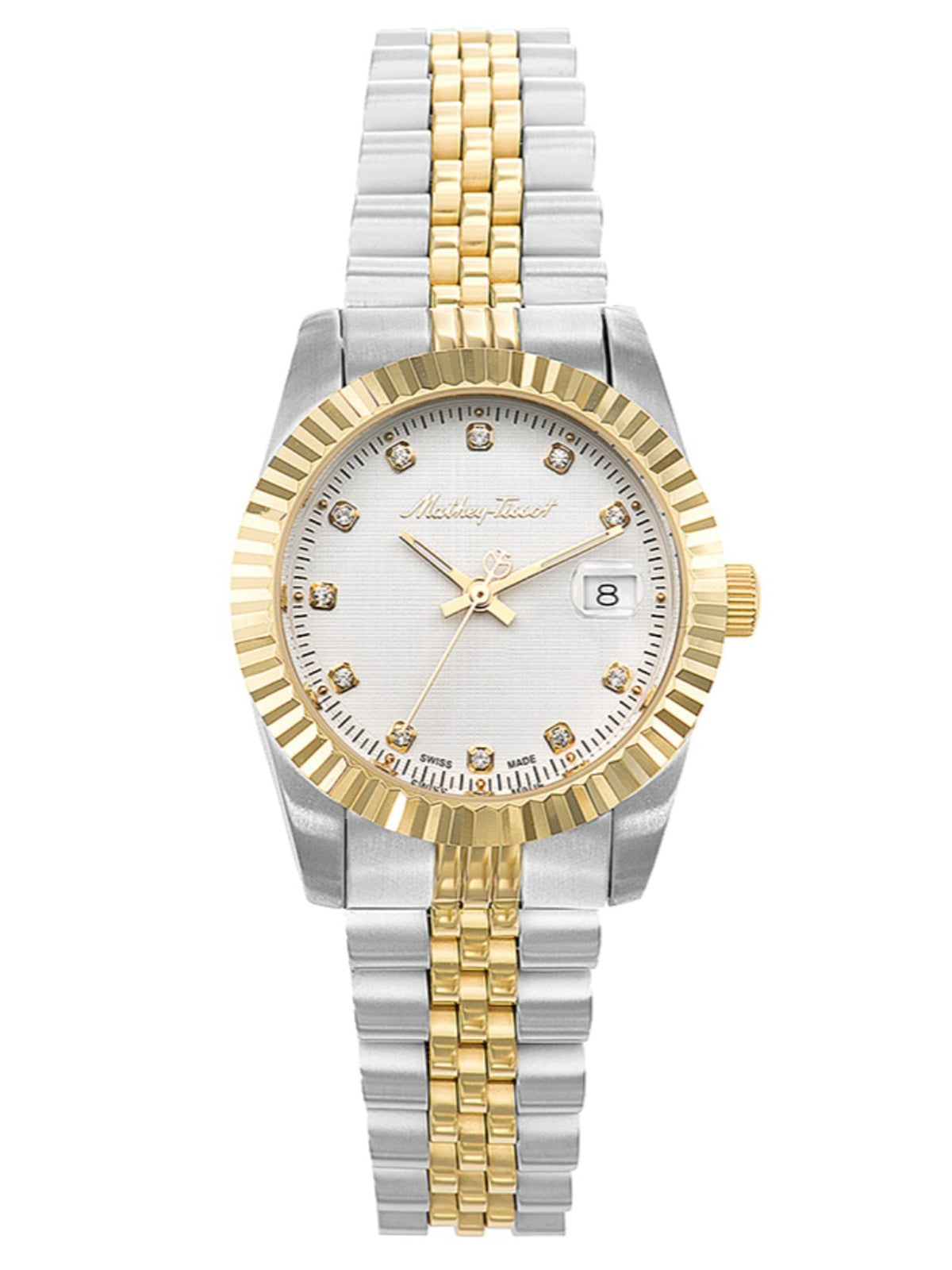 Mathey-Tissot Analog Silver Dial Women's Watch-D810BI