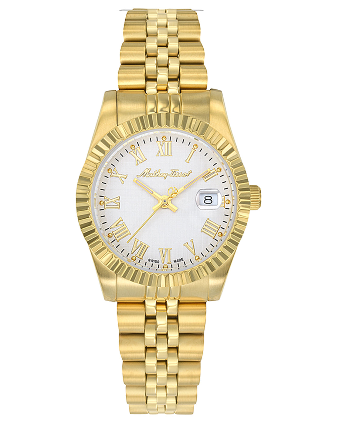 Mathey-Tissot Analog Silver Dial Womens Watch-D810PBRI