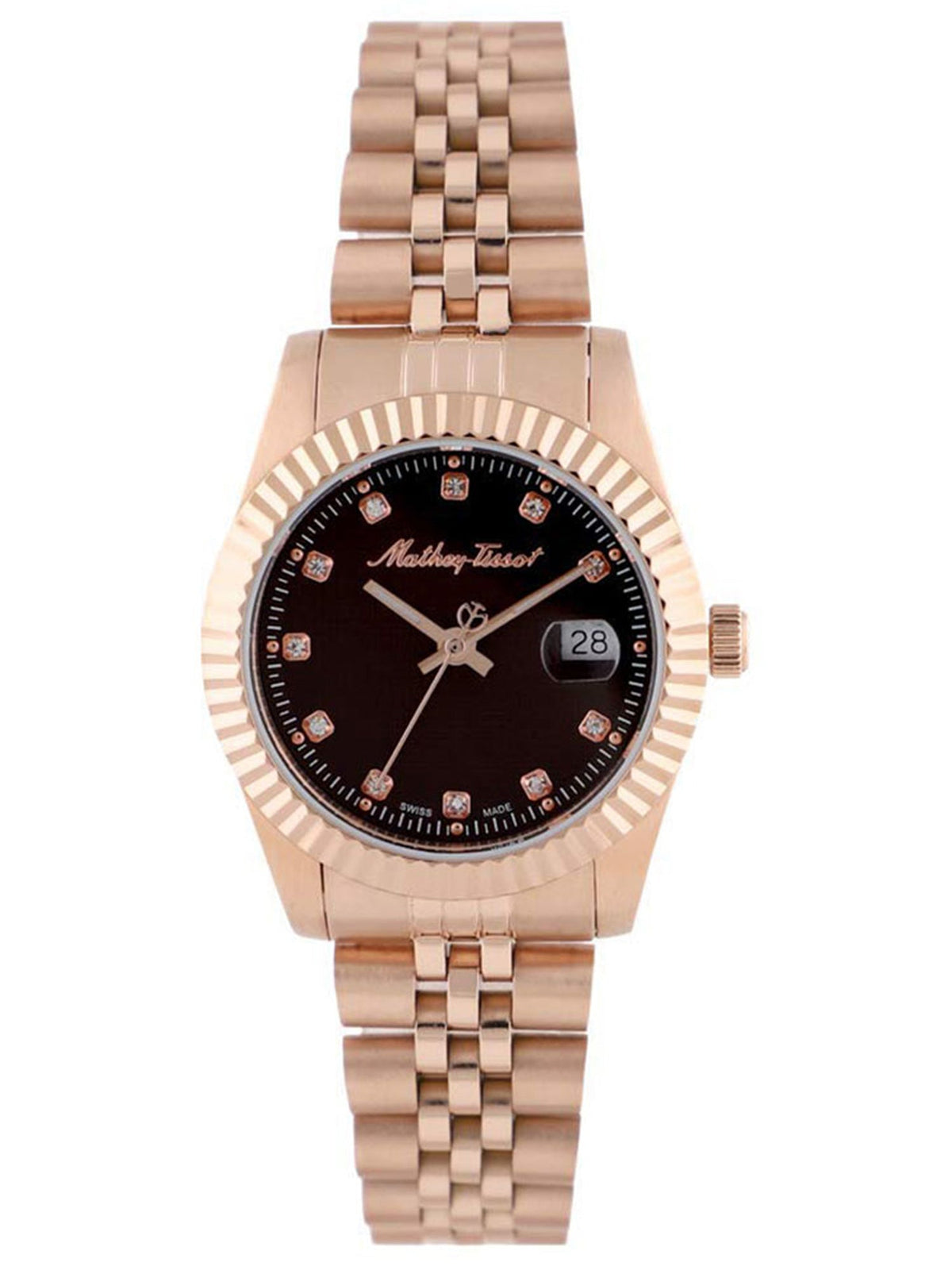 Mathey-Tissot Analog Brown Dial Women's Watch-D810PRM