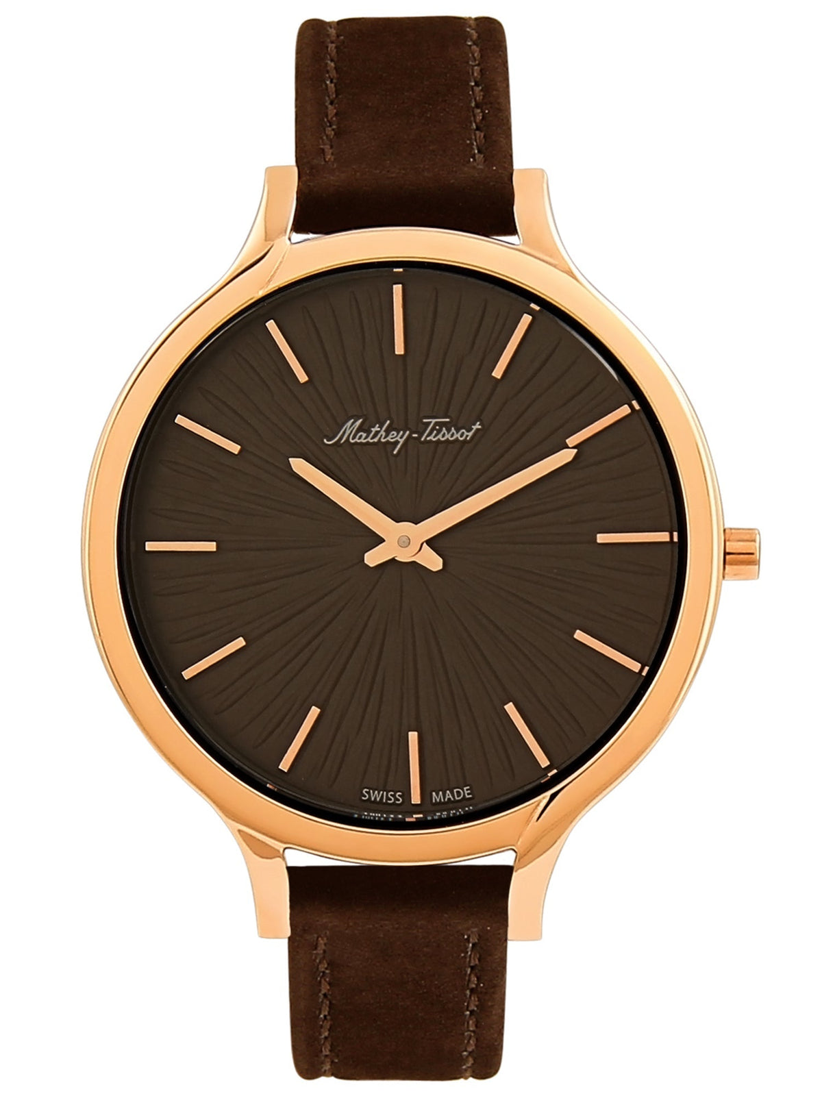 Mathey Tissot Analog Brown Dial Women's Watch-D865PN
