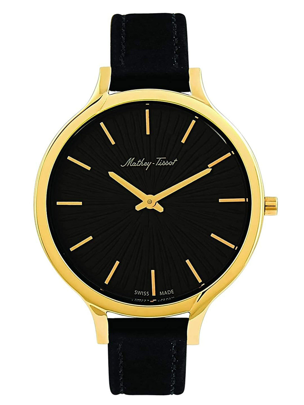 Mathey Tissot Analog Black Dial Women's Watch-D865PYN