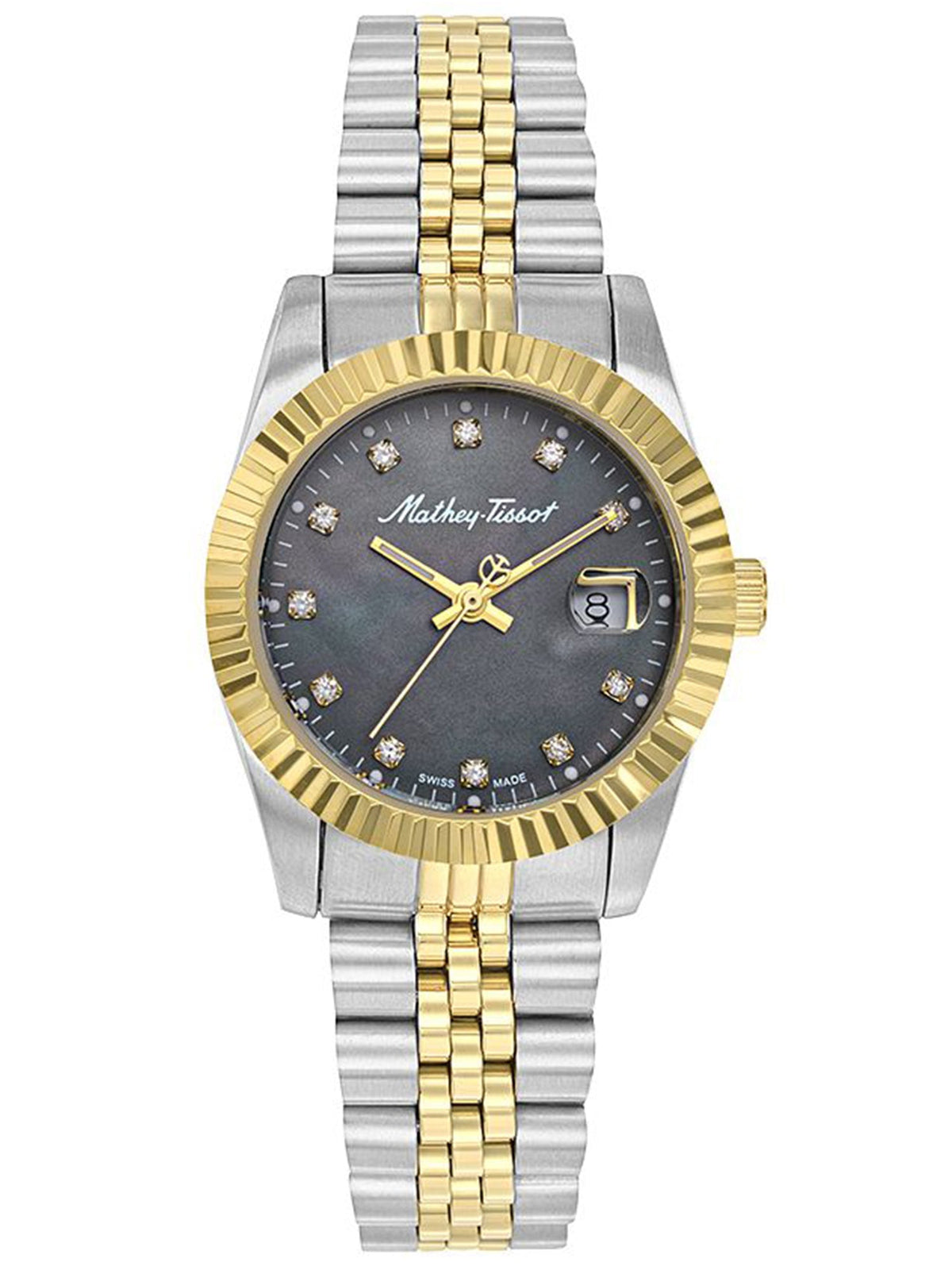 Mathey-Tissot Black Dial Analog women Watch - D910BN