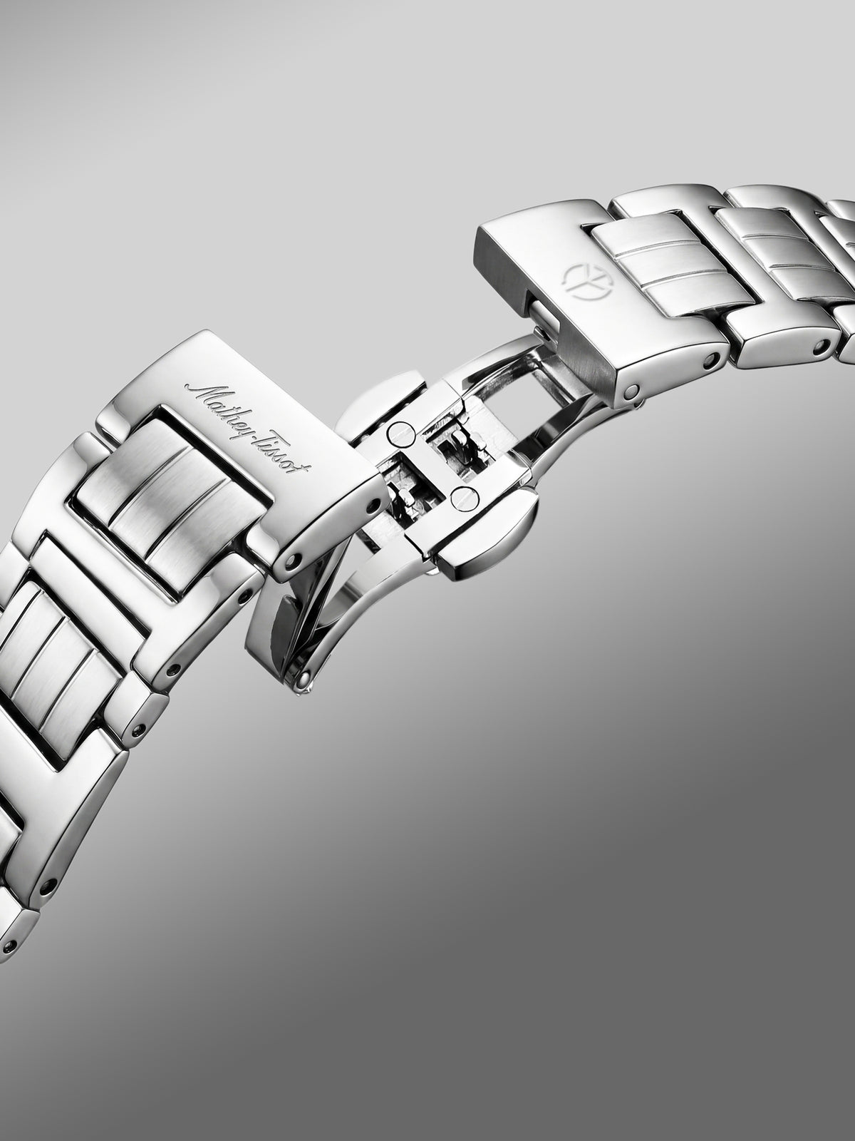 Mathey-Tissot Swiss Made Quartz White Mother of Pearl Dial Analog Watch - Ladies D971AQI