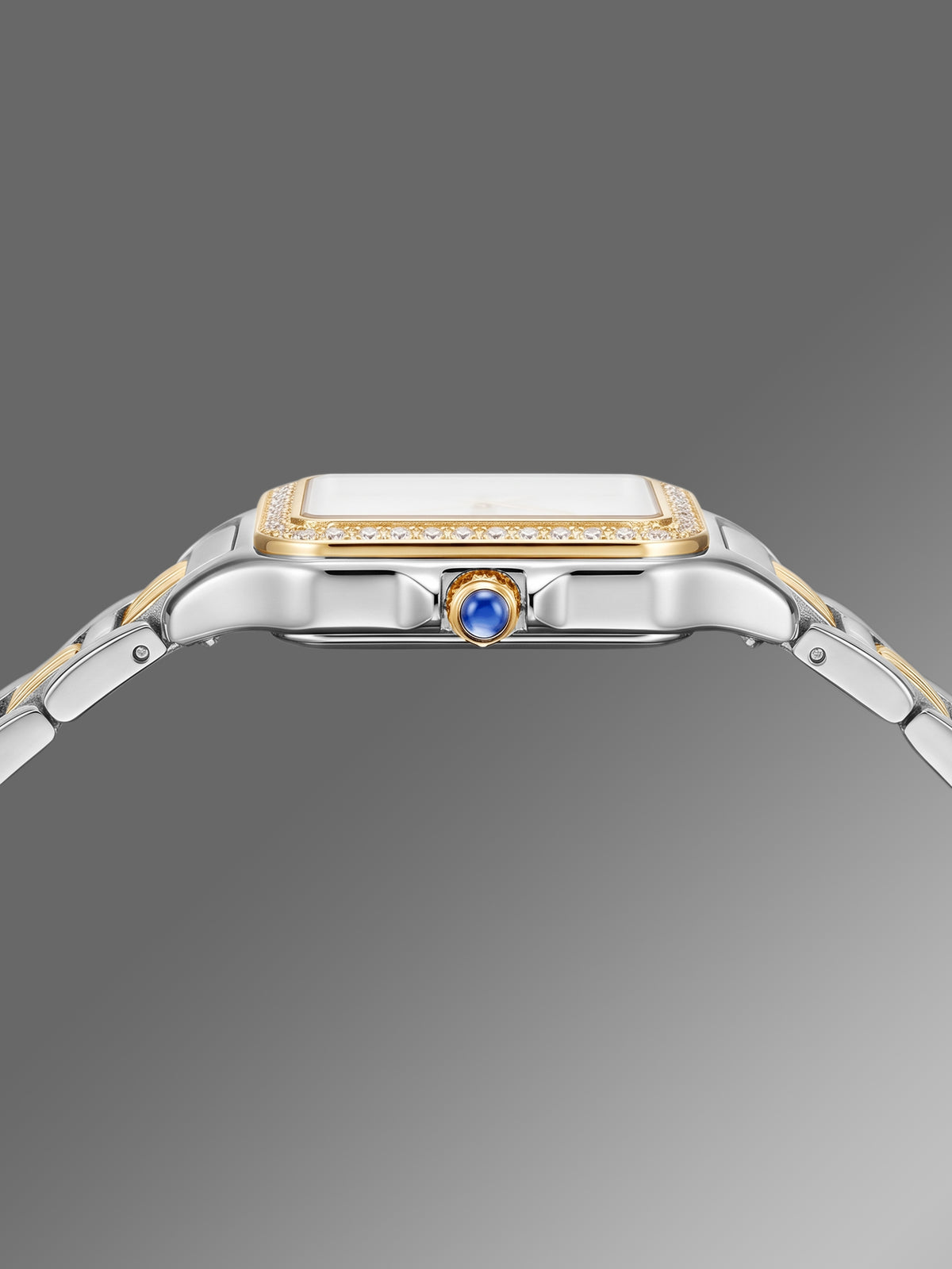 Mathey-Tissot Swiss Made Quartz White Mother of Pearl Dial Analog Watch - Ladies D971BQYI