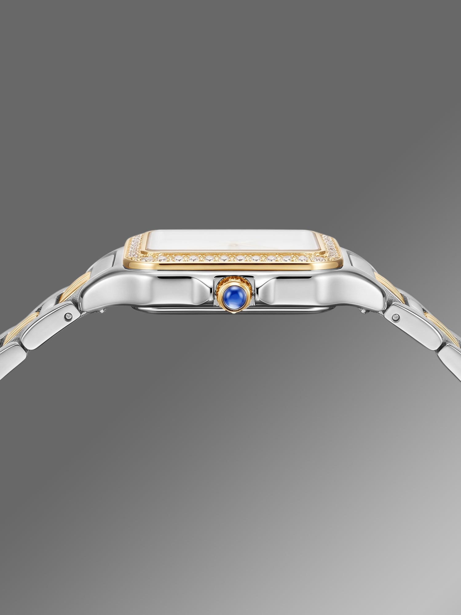 Mathey-Tissot Swiss Made Quartz White Mother of Pearl Dial Analog Watch - Ladies D971BQYI