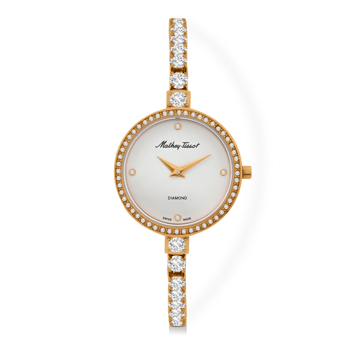 Mathey-Tissot Swiss Made Infinity White Dial Analog Watch For - Ladies D986SPI