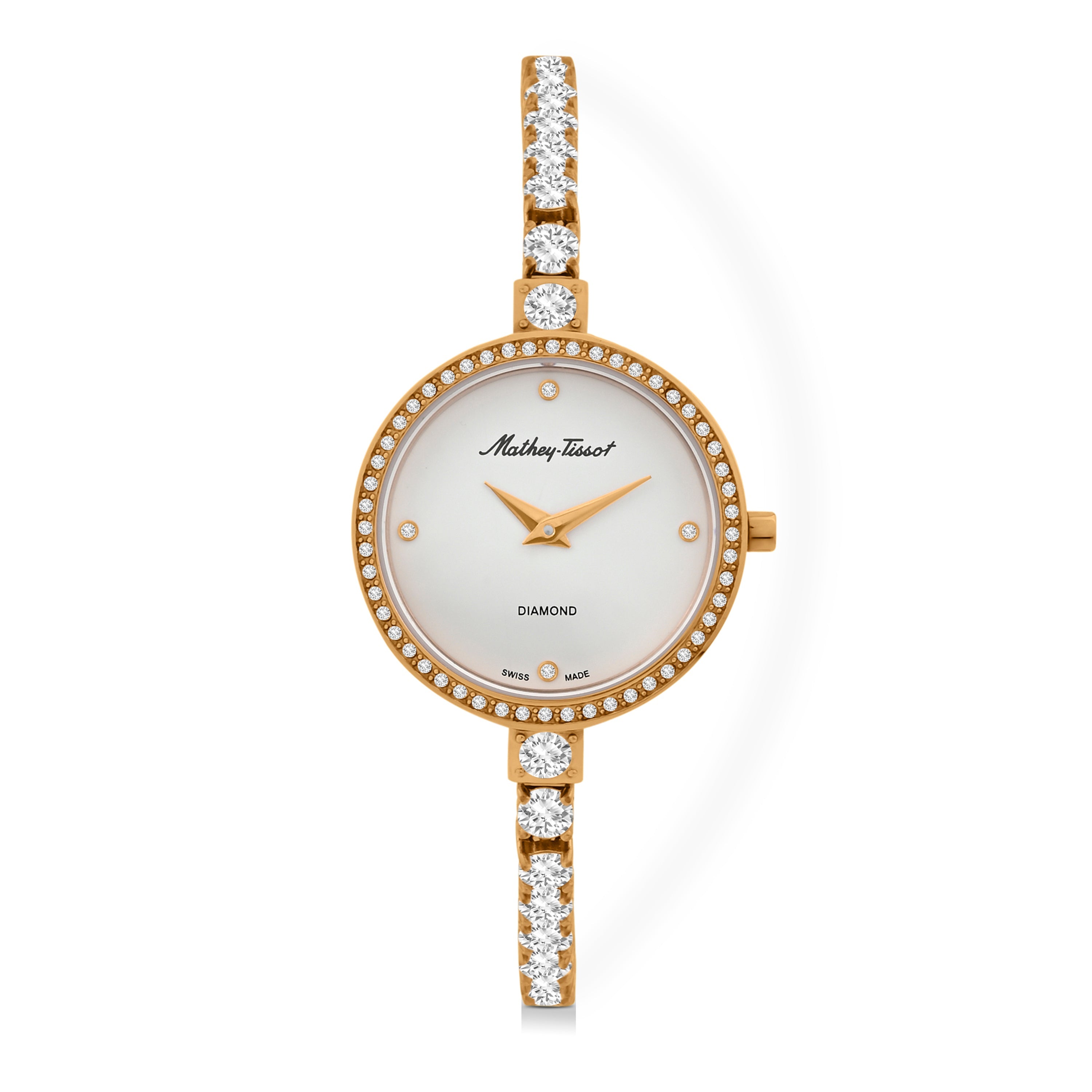 Mathey-Tissot Swiss Made Infinity White Dial Analog Watch For - Ladies D986SPI