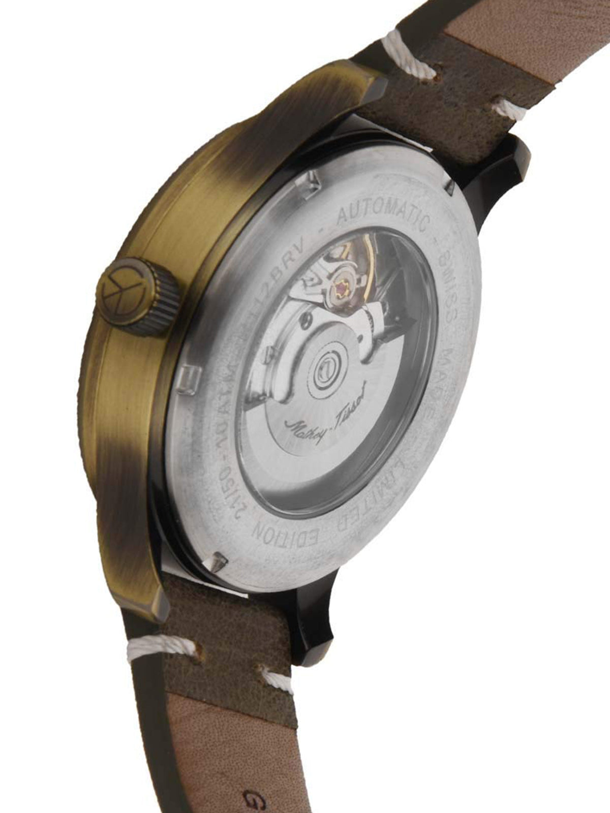 Mathey-Tissot Swiss Made Automatic Analog Brown Dial Gents Watch-H112BZV