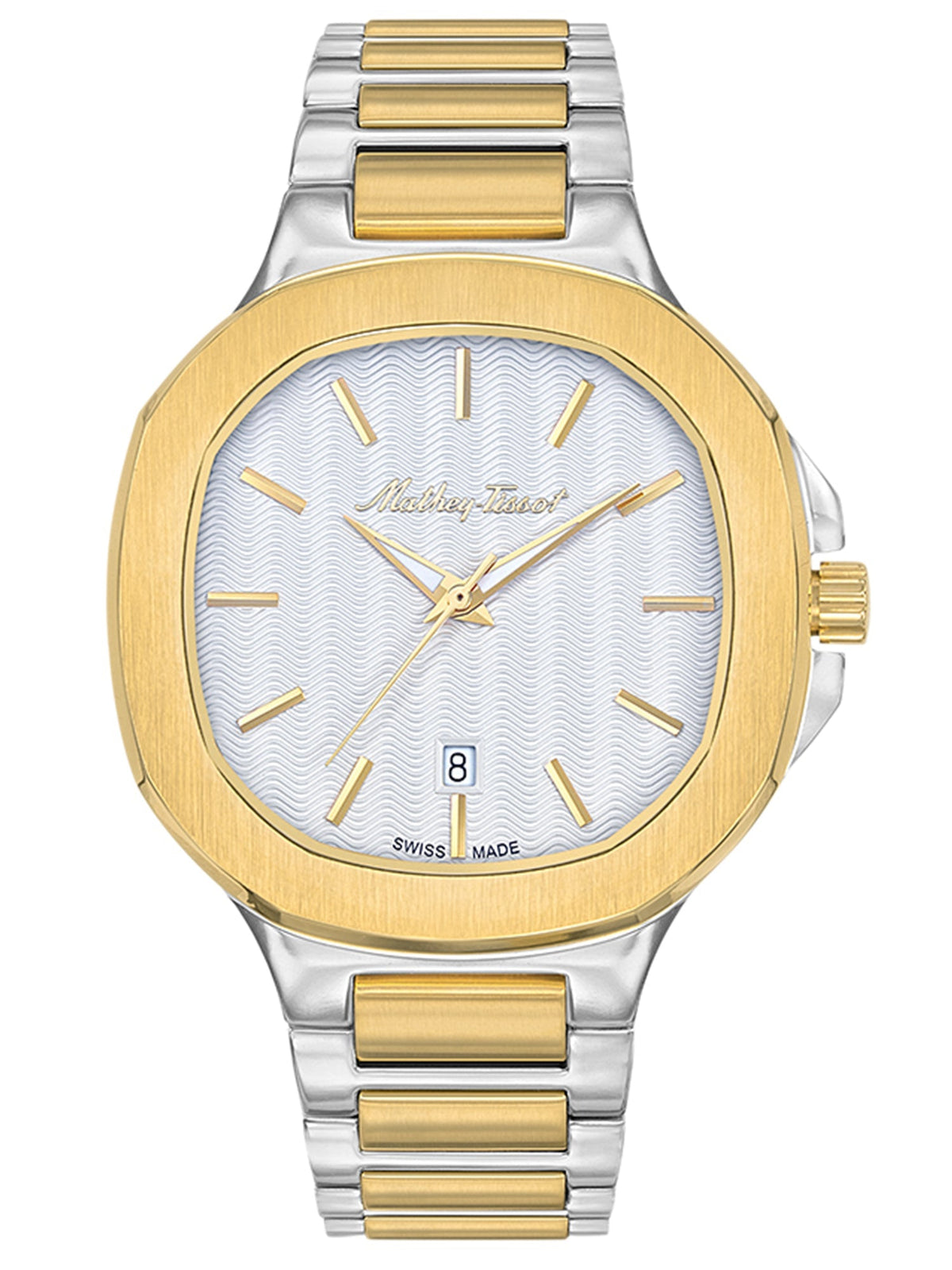 Mathey-Tissot Analog White Dial Men&