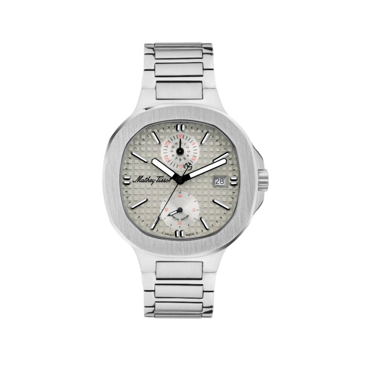 Mathey-Tissot Swiss Made Evasion Chronograph Quartz Silver Dial Gents Watch - H152CHAS