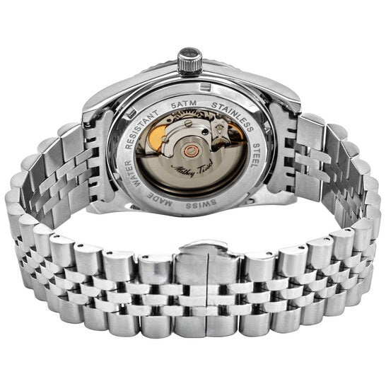 Mathey-Tissot Swiss Made Mathy III Automatic Automatic Black Dial Analog Watch For - Gents H1810ATAN