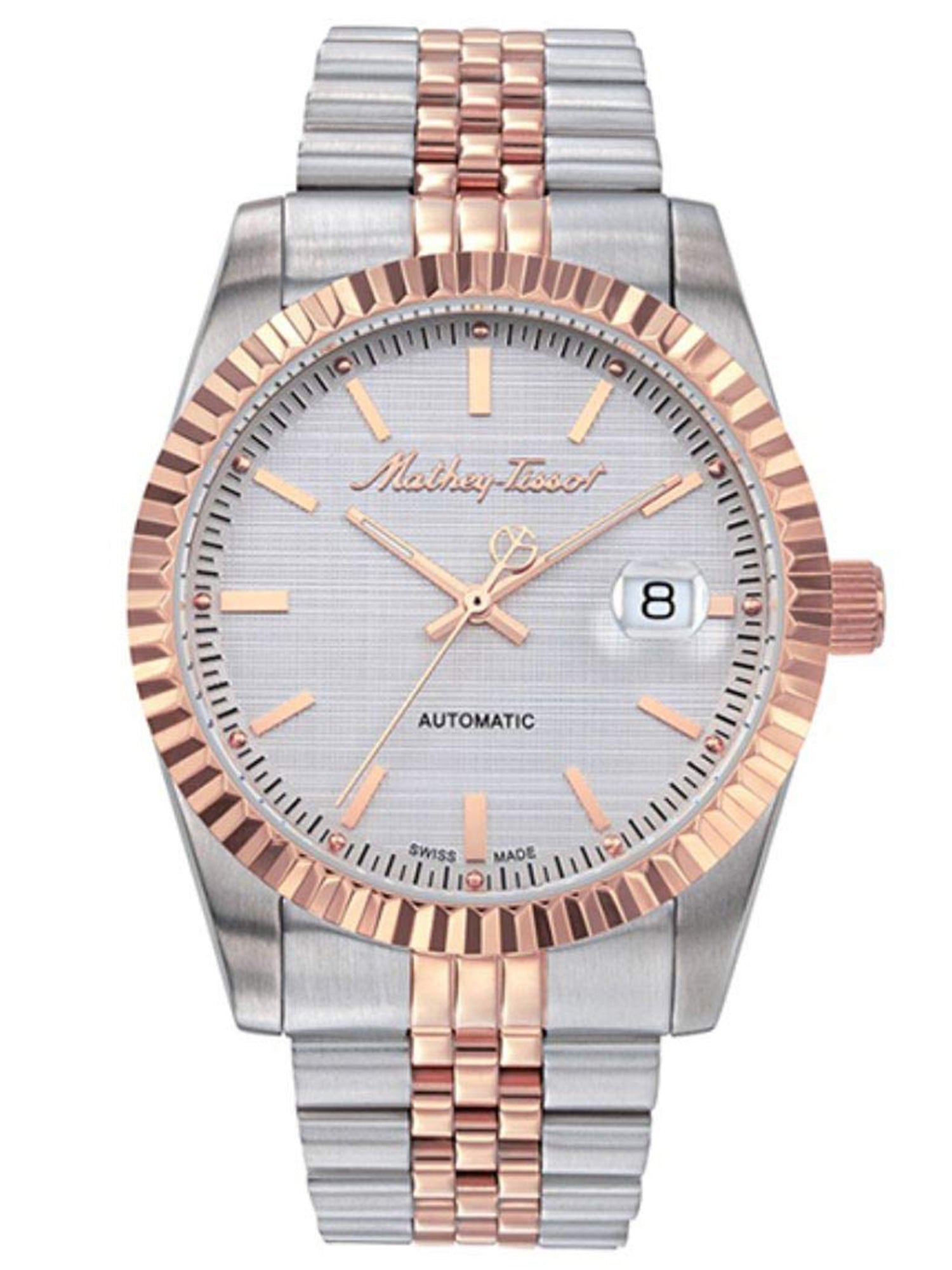 Mathey-Tissot Analog White Dial Men&