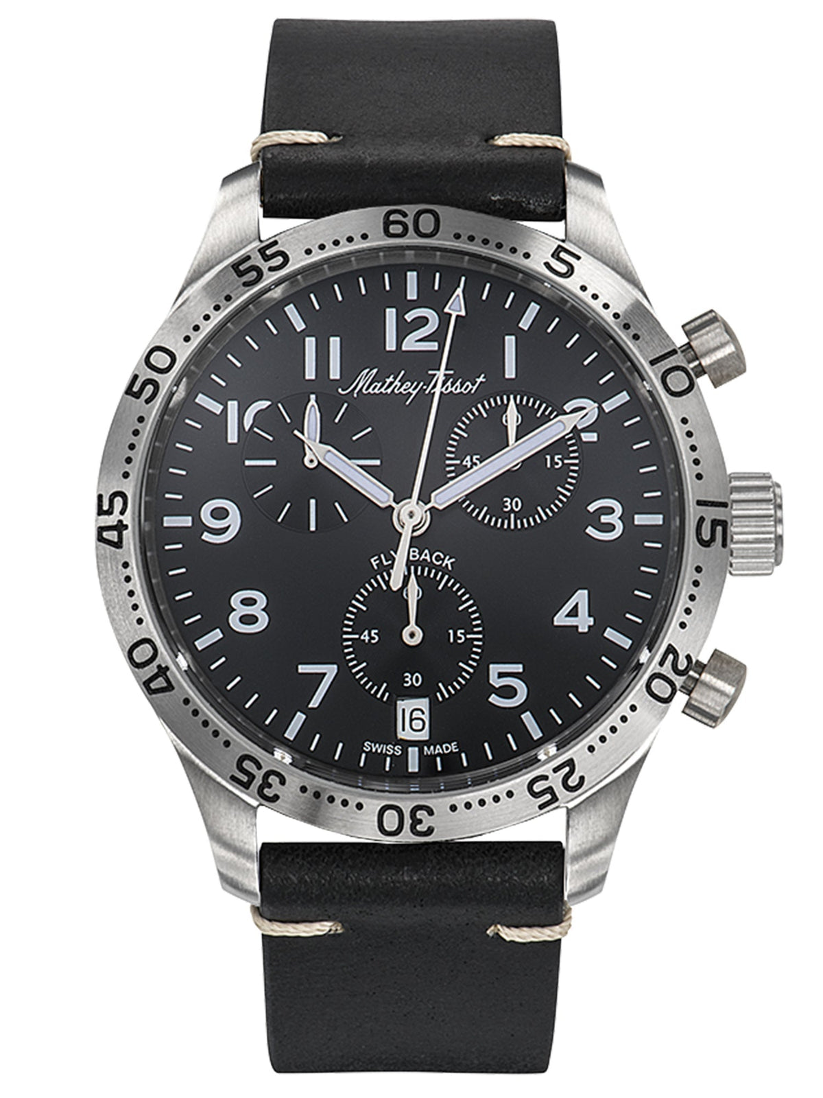 Mathey-Tissot Quartz Black Dial Men&
