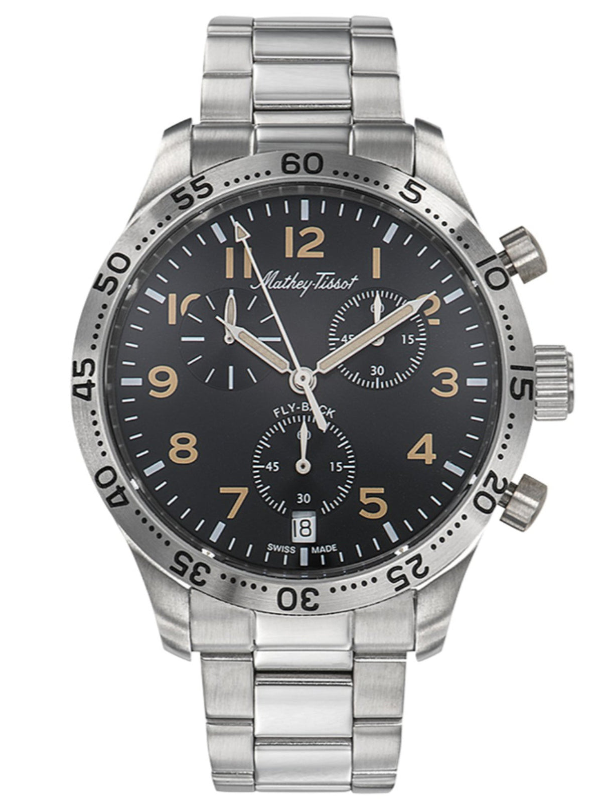 Mathey-Tissot Analog Black Dial Men&