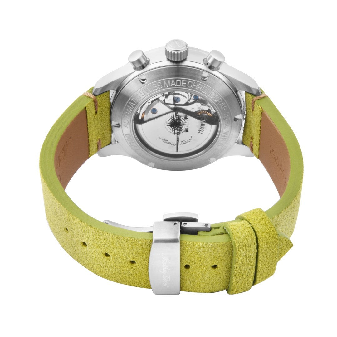 Mathey-Tissot Swiss Made Chronograph Automatic Green Dial Gents Watch - H1821CHTLV