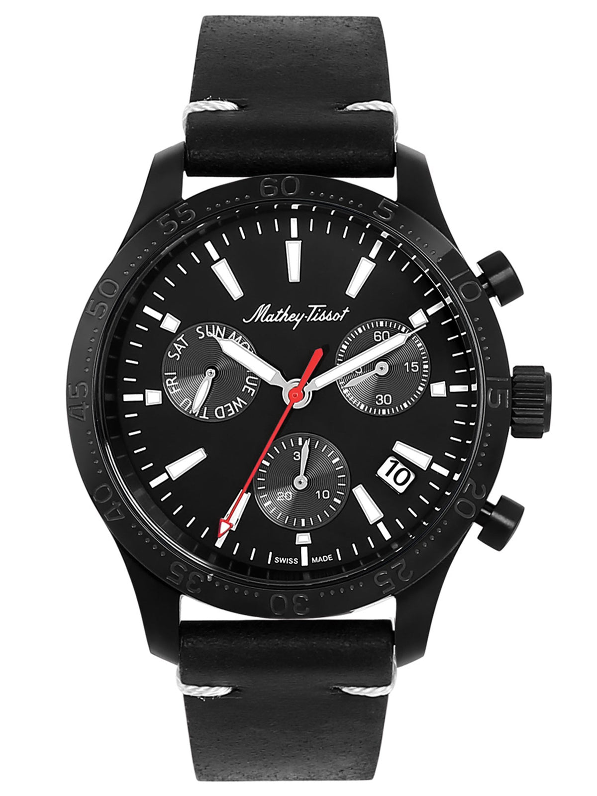 Mathey Tissot Analog Black Dial Men's Watch-H1822CHLN
