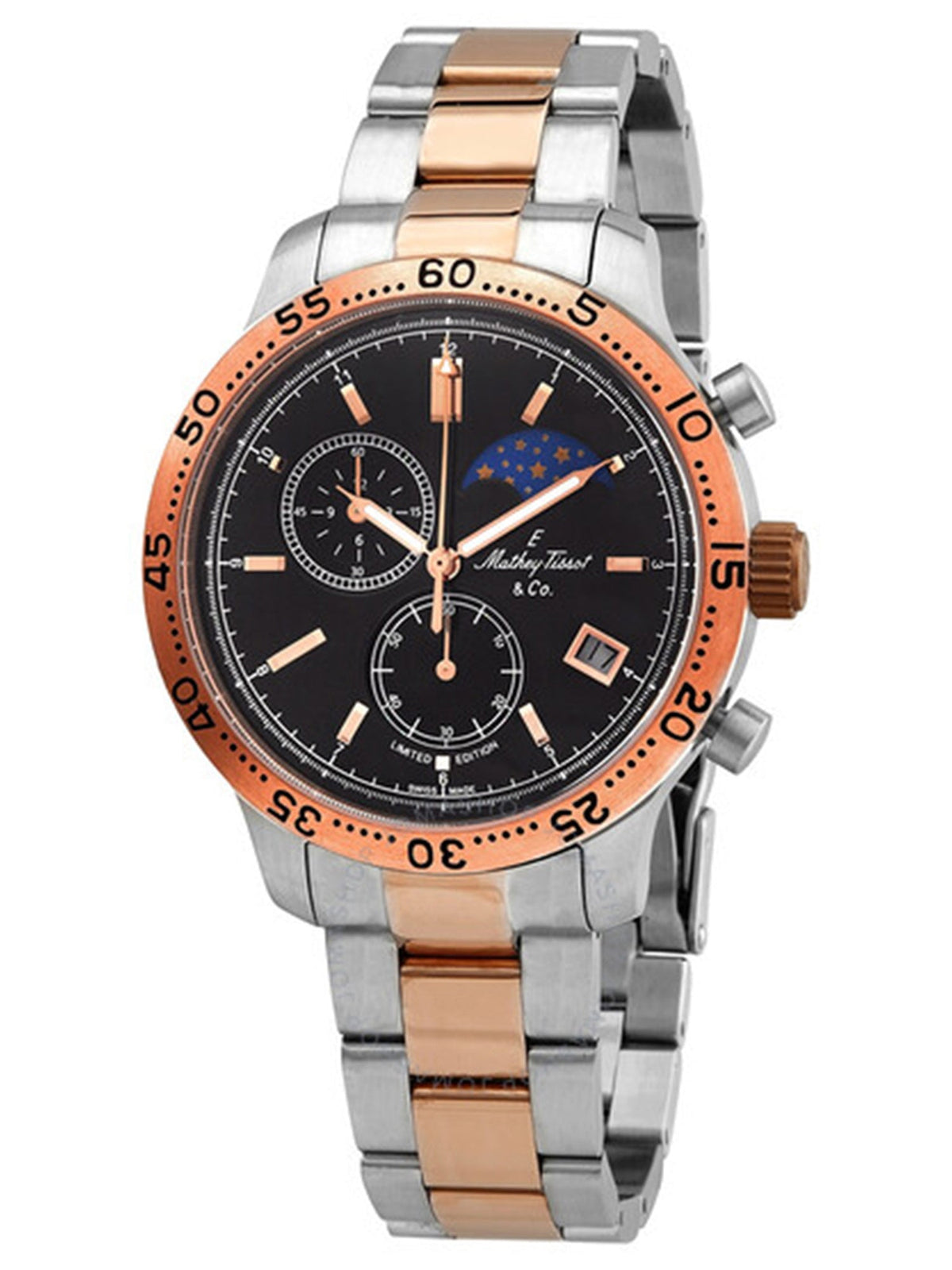 Mathey-Tissot Analog Black Dial Men's Watch-H1823MPN_A