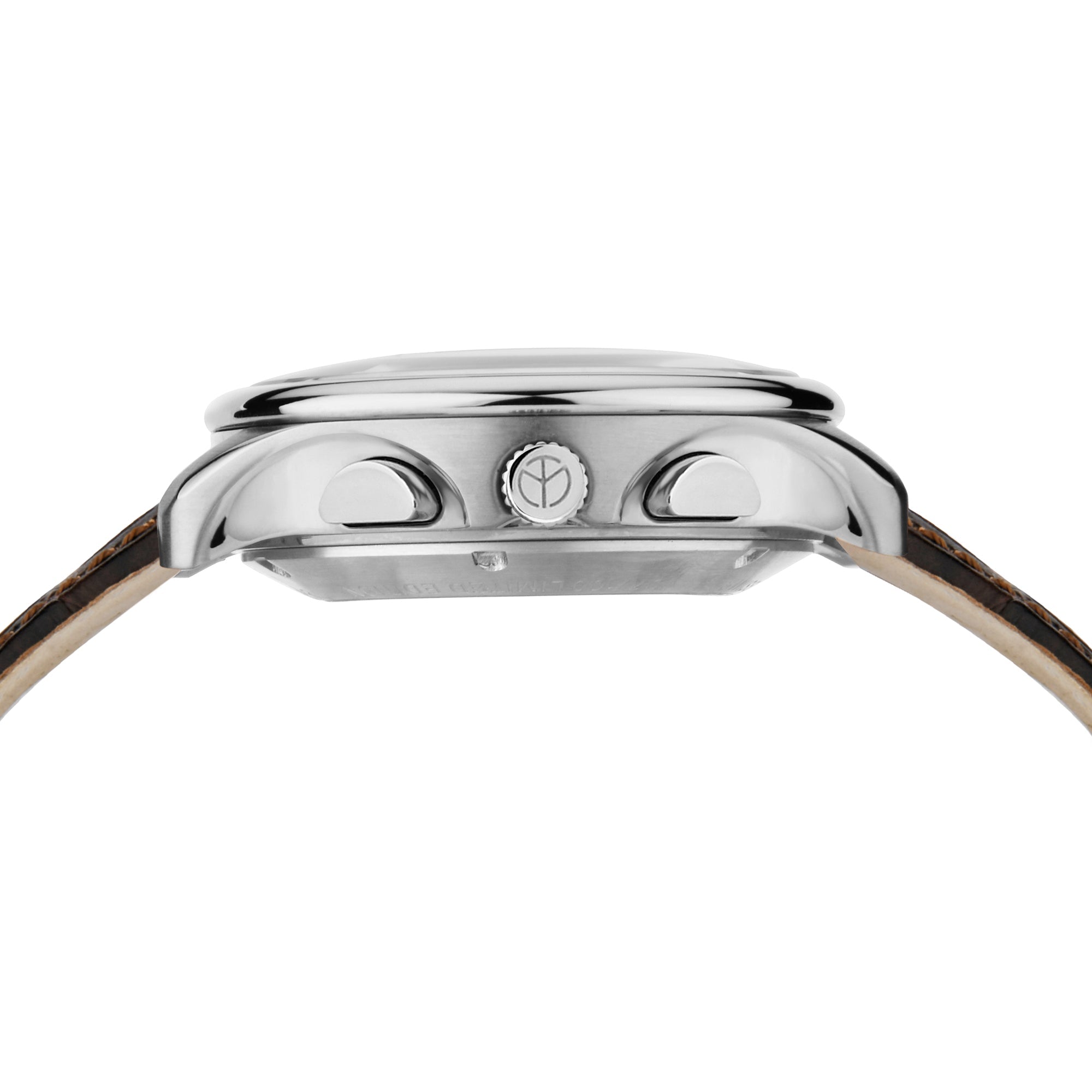 Mathey-Tissot Swiss Made Edmond Chrono Automatic Landeron 77 Movement White Dial Analog Watch For - Gents H1886CHATAI