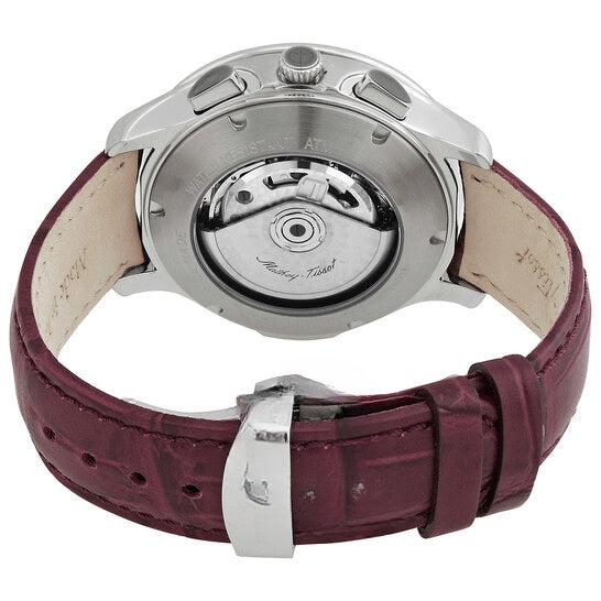 Mathey-Tissot Swiss Made Edmond Chrono Auto Automatic Maroon Dial Analog Watch - For Gents H1886CHATAR