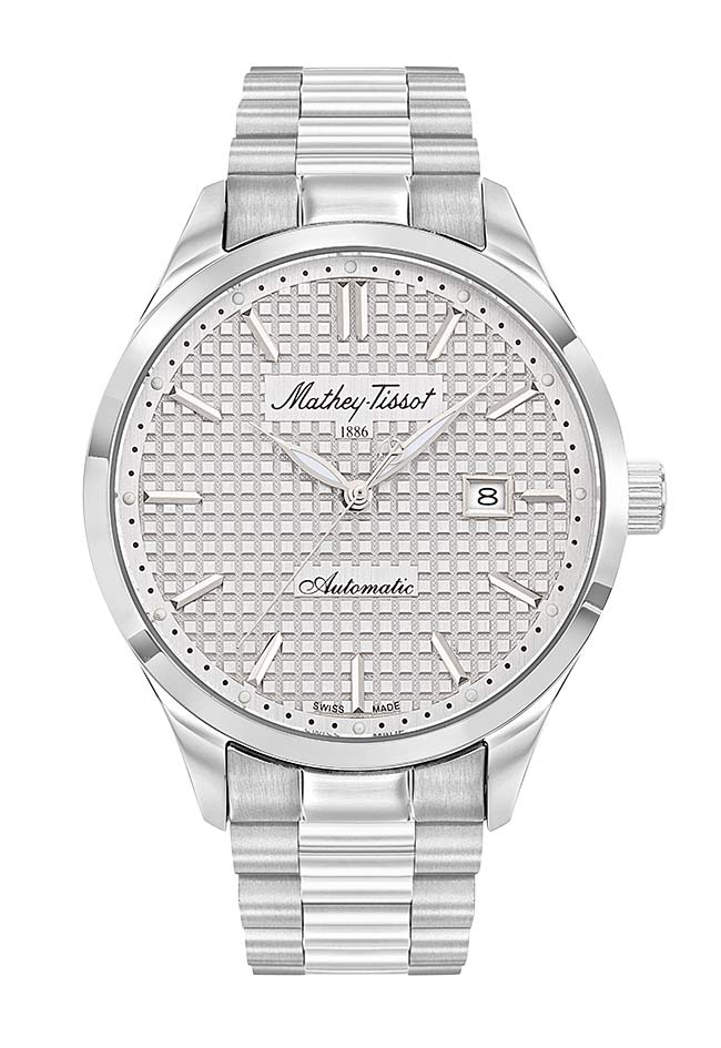 Mathey-Tissot Swiss Made Silver Dial Automatic Watch For Men - H411ATAS
