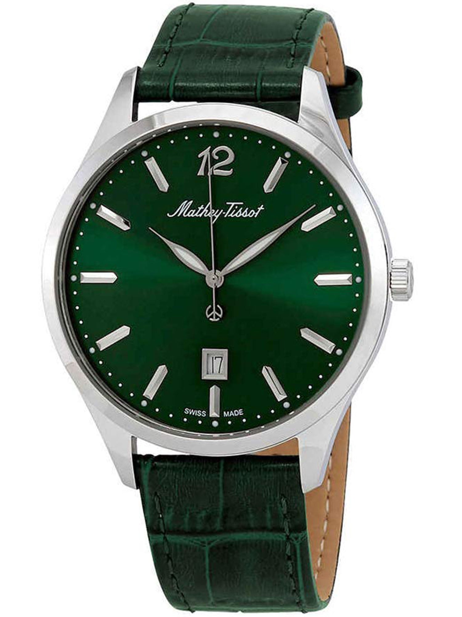 Mathey-Tissot Swiss Made Urban Quartz Green Dial Gents Watch H411AV