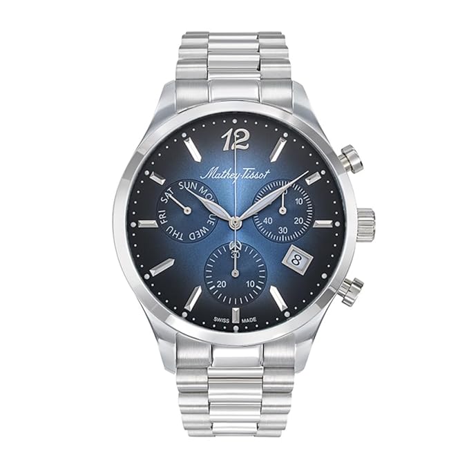 Mathey-Tissot Analog Blue Dial Men&