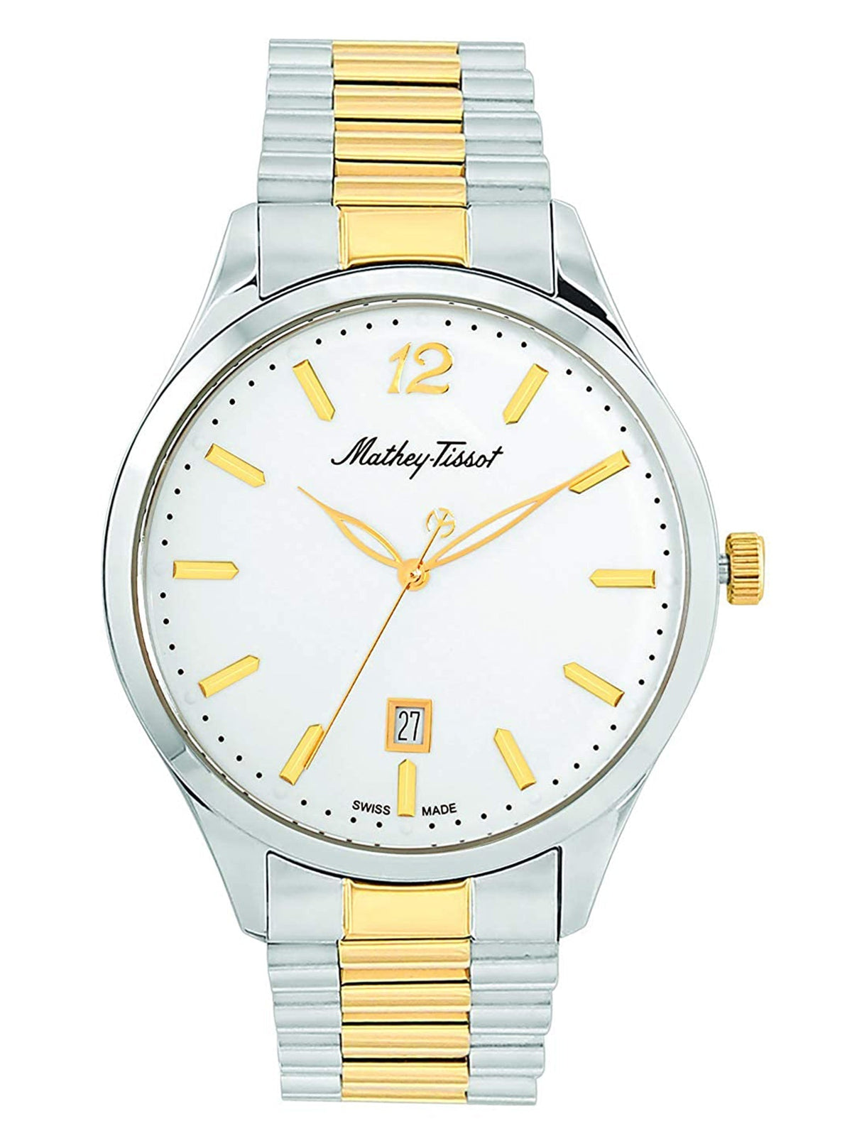 Mathey Tissot Analog White Dial Men&