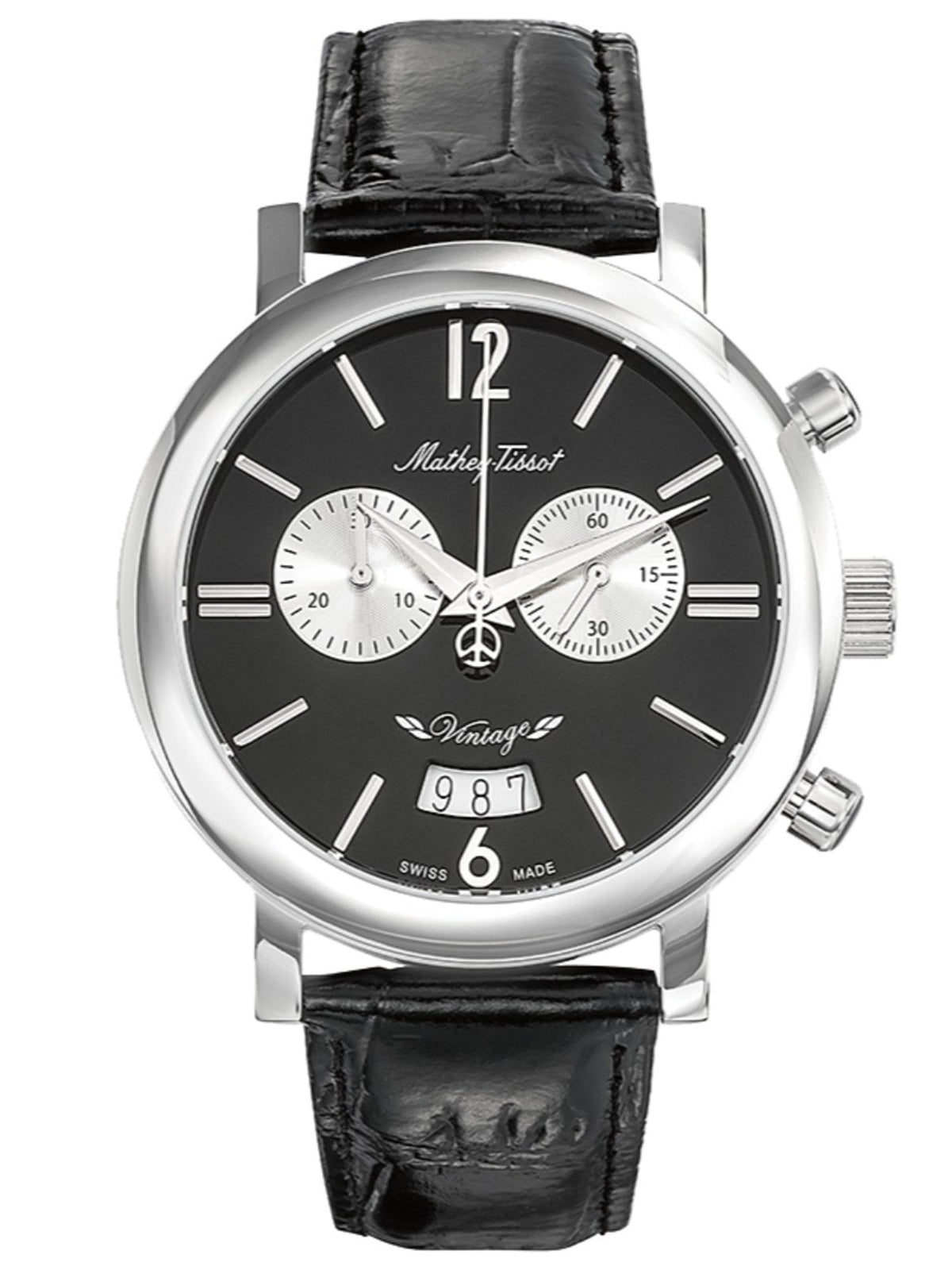 Mathey-Tissot Analog Black Dial Men&