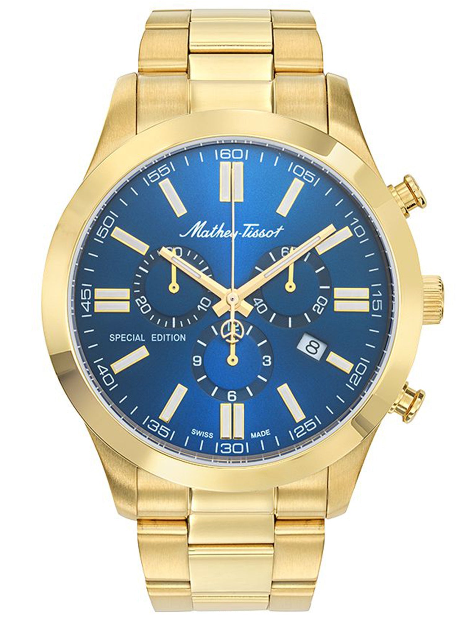 Mathey-Tissot Special Edition Chronograph Blue Dial Men&