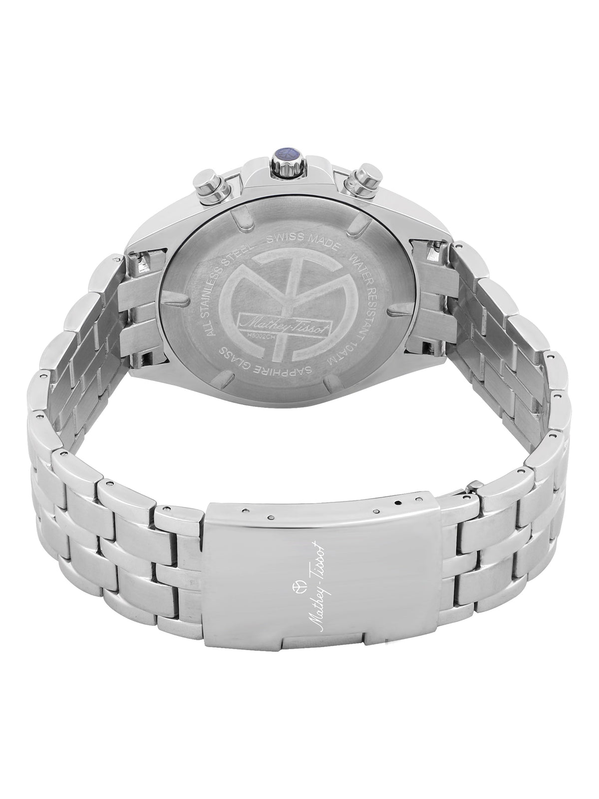 Mathey-Tissot Swiss Made Analog Chronograph White Dial Gents Watch-H5002CHAI