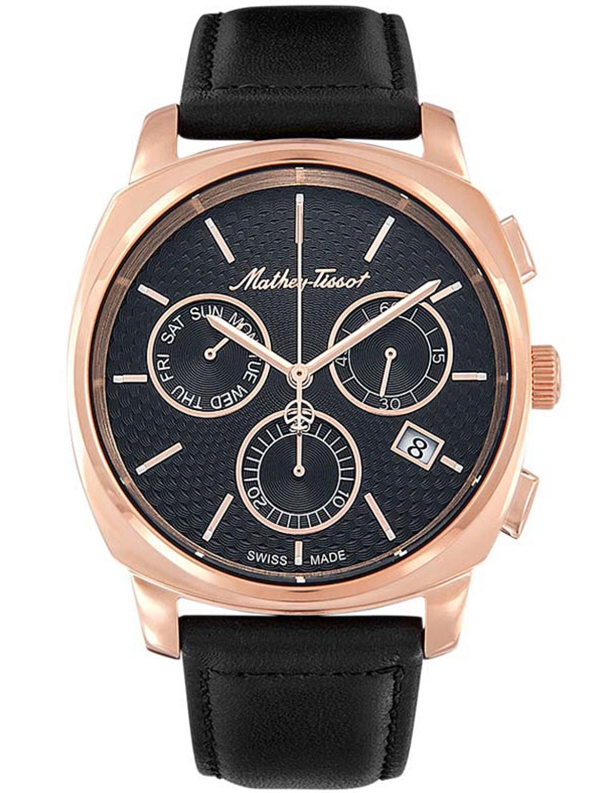 Mathey-Tissot Analog Black Dial Men&