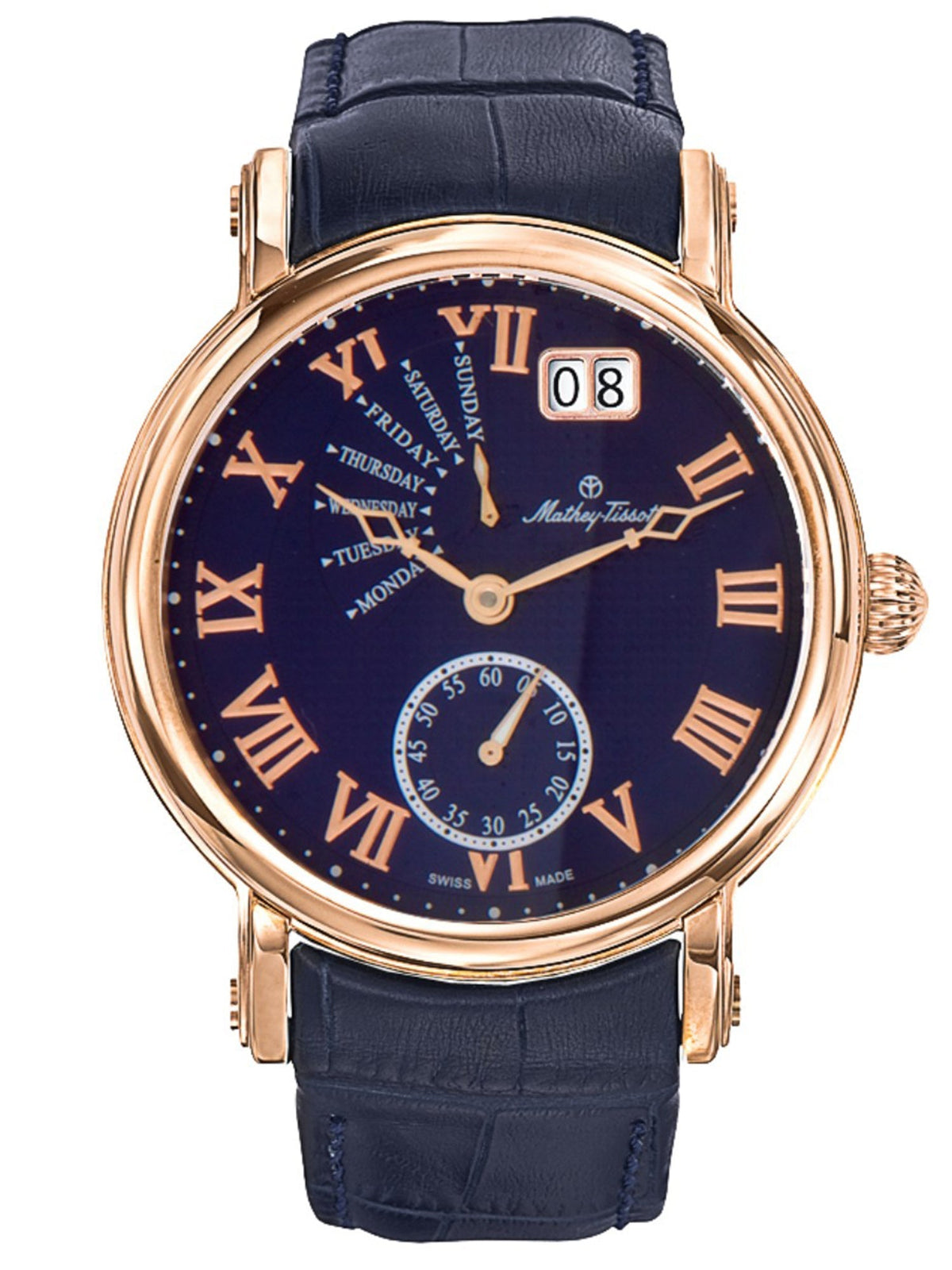 Mathey-Tissot Analog Blue Dial Men&