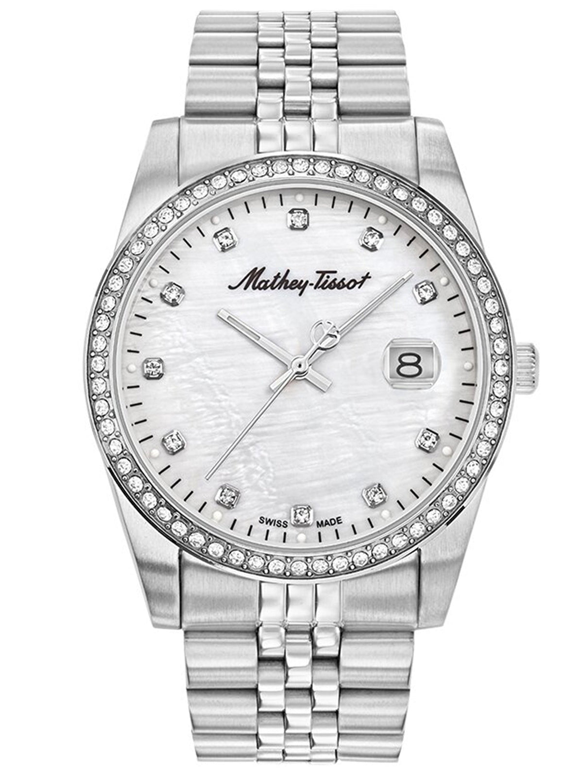 Mathey-Tissot Analog White Dial Men&