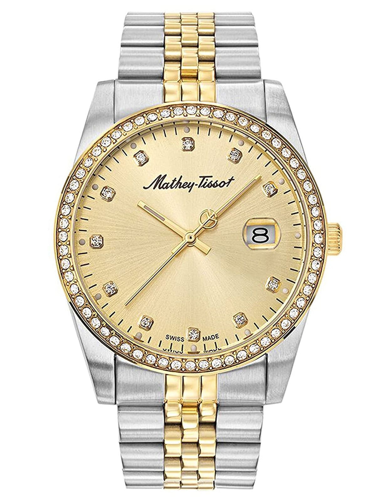 Mathey-Tissot Analog Gold Dial Men&