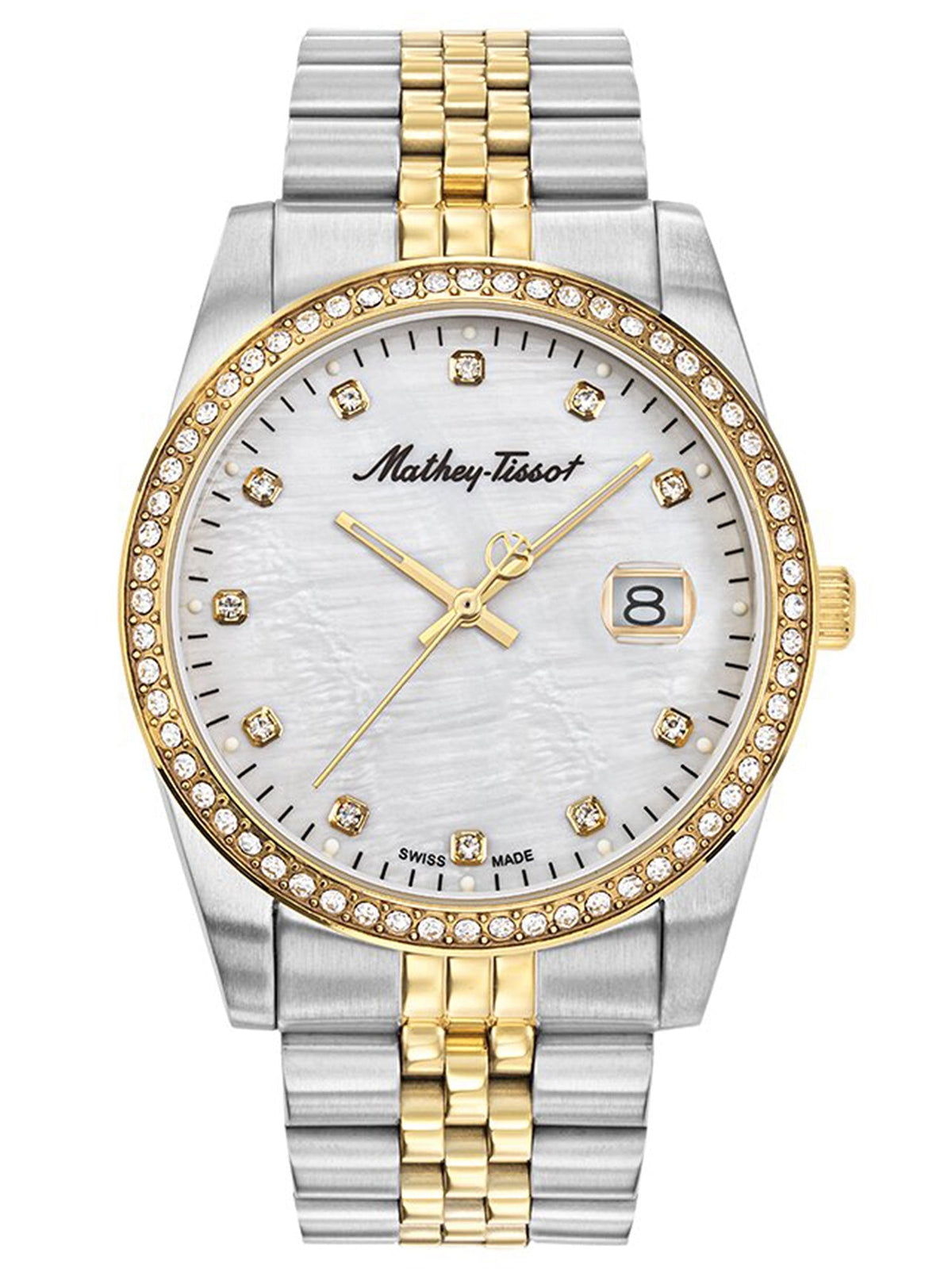 Mathey-Tissot Analog White Dial Men's Watch-H709BQI