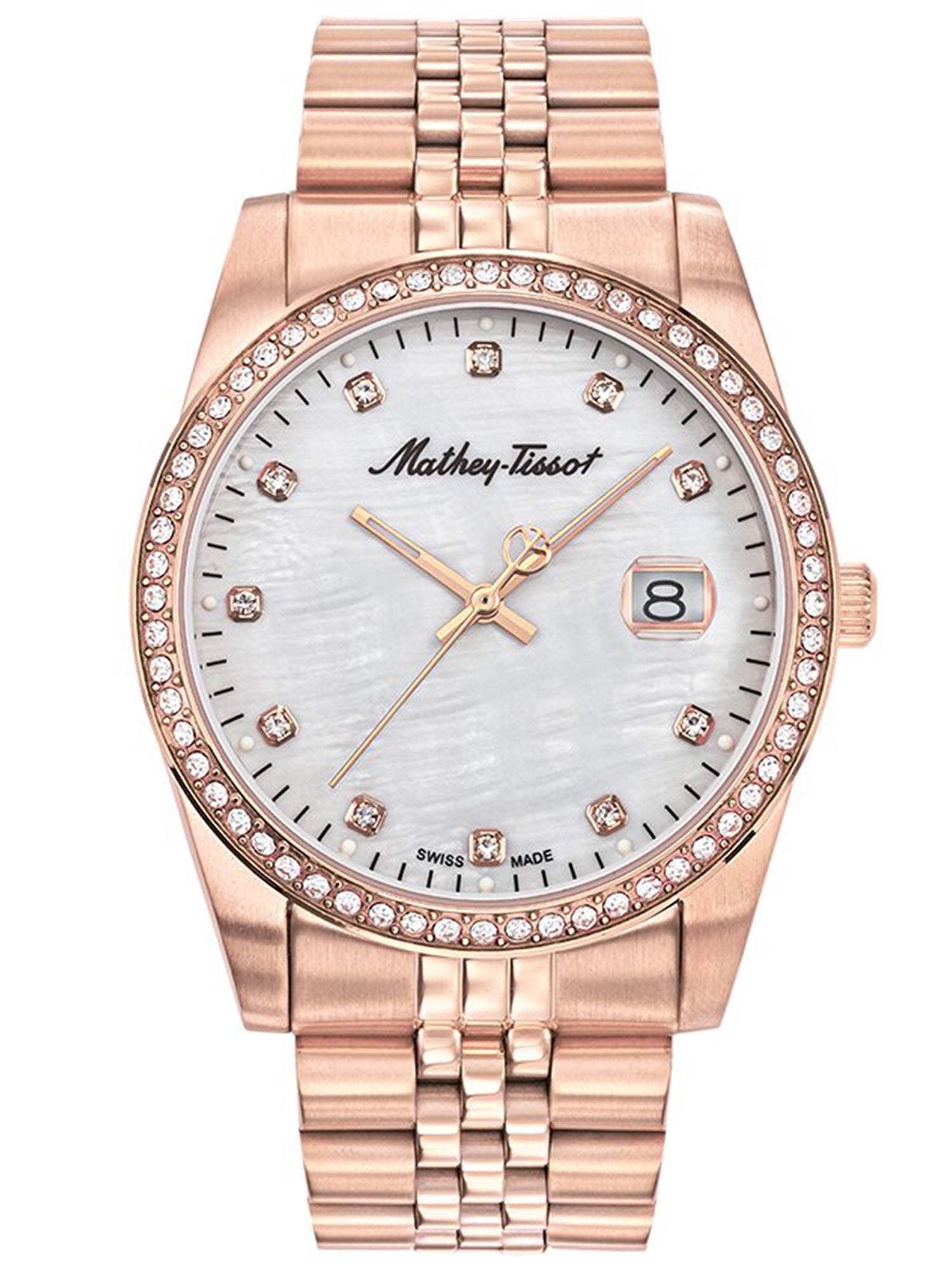 Mathey-Tissot Analog White Dial Men&