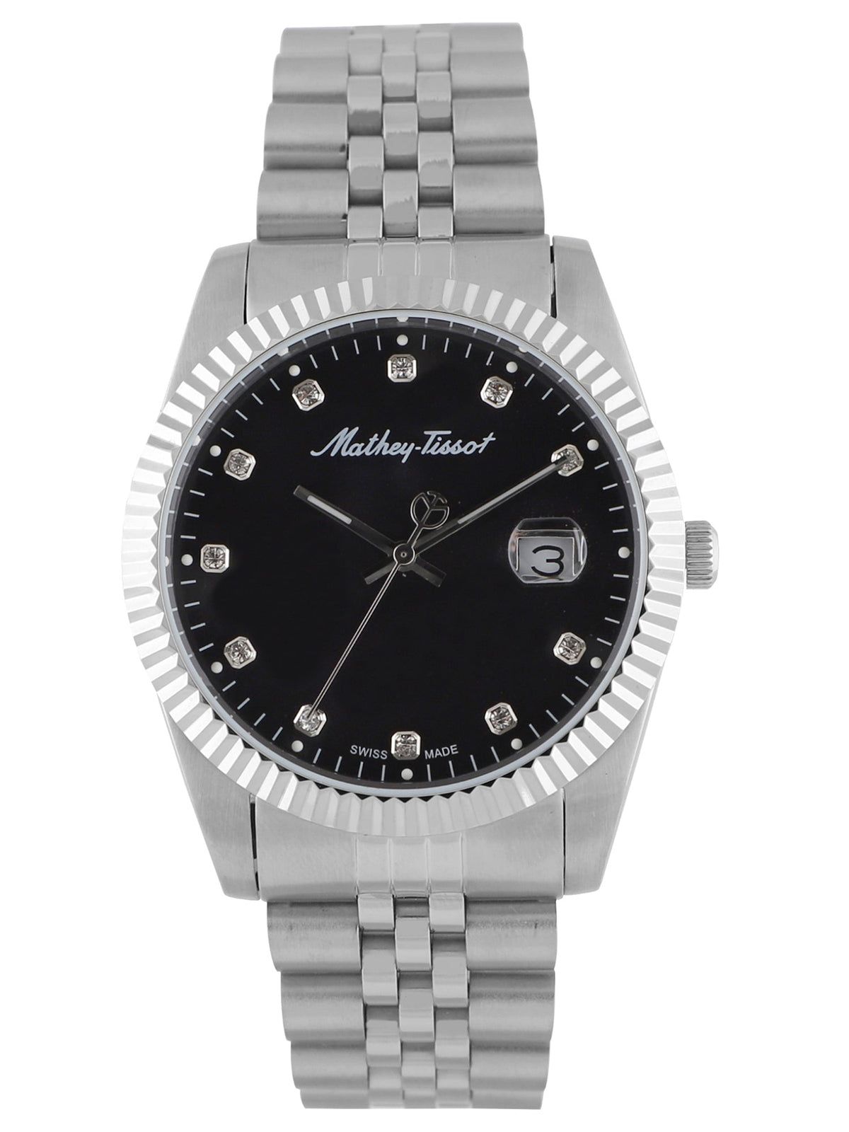 Mathey-Tissot Analog Black Dial Men's Watch-H710AN
