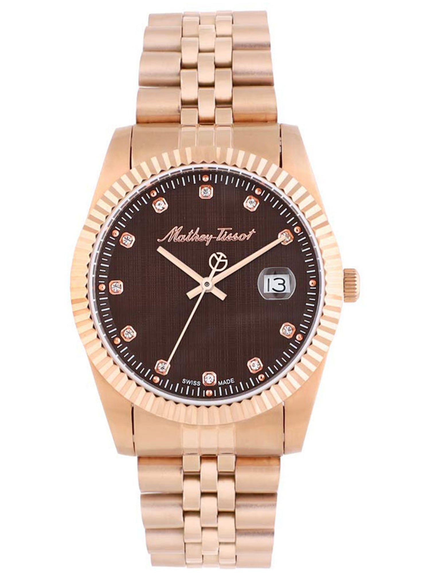 Mathey-Tissot Analog Brown Dial Men&