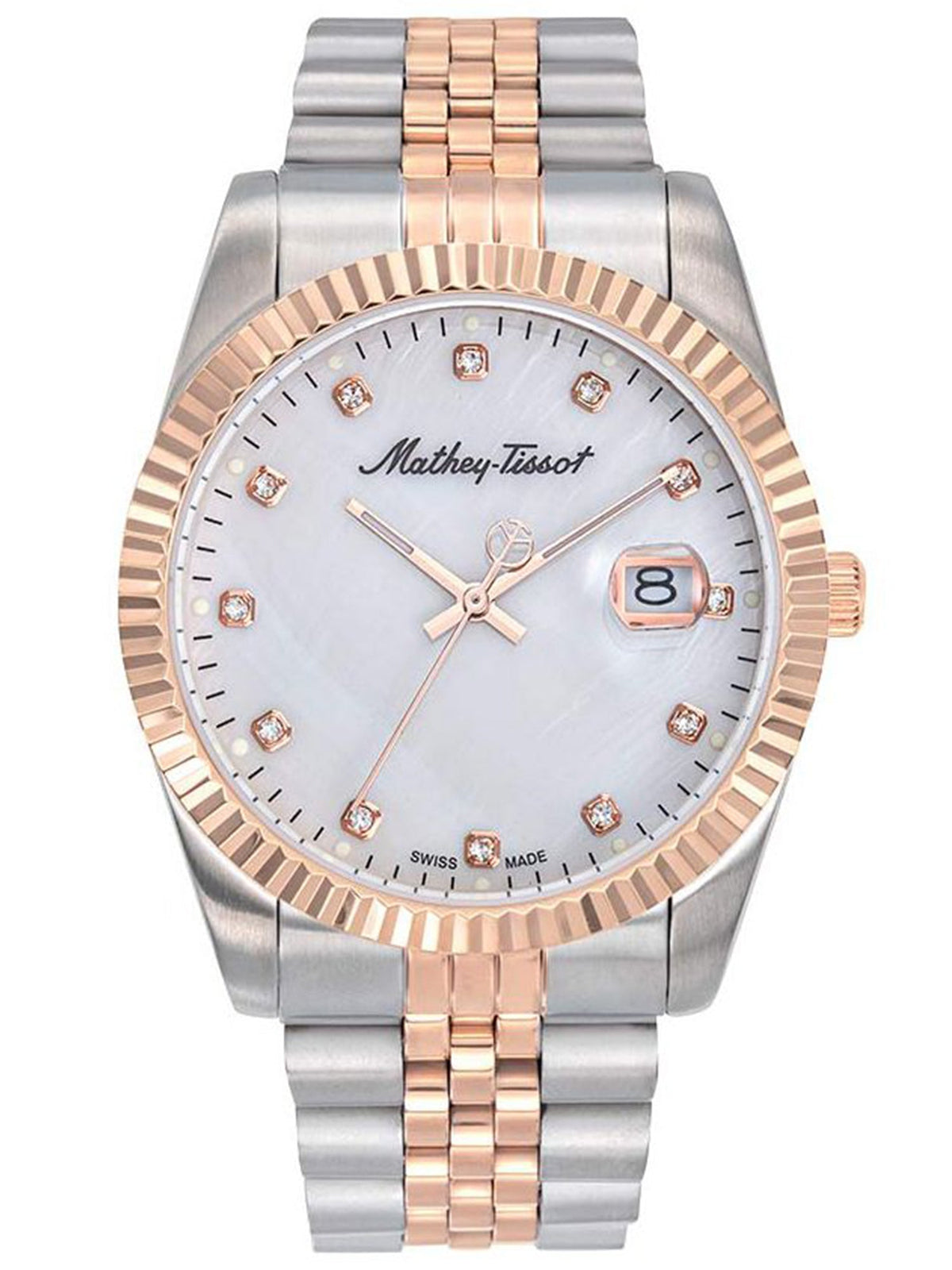 Mathey-Tissot White Dial Analog Men's Watch - H710RA