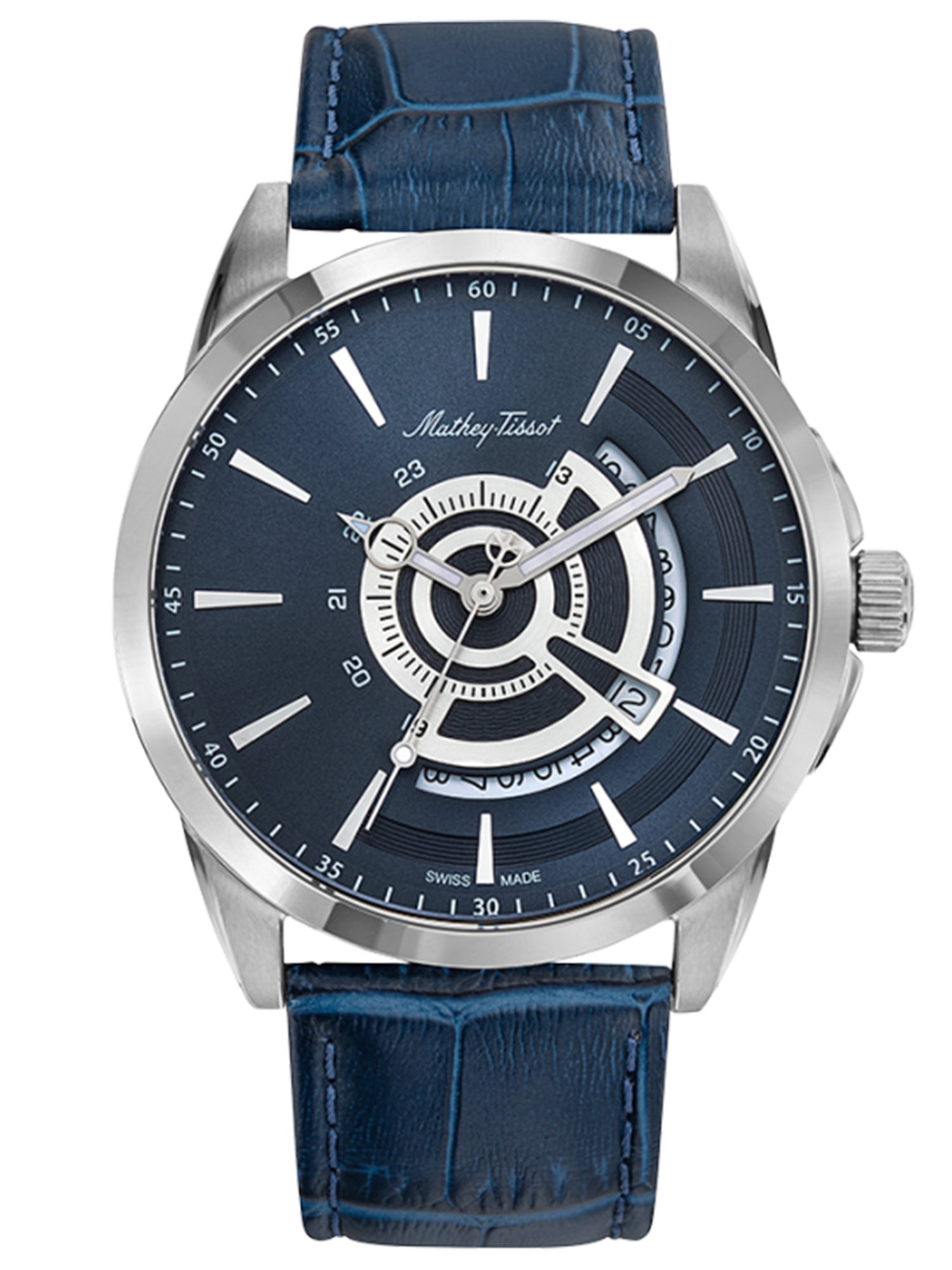 Mathey-Tissot Analog Blue Dial Men&