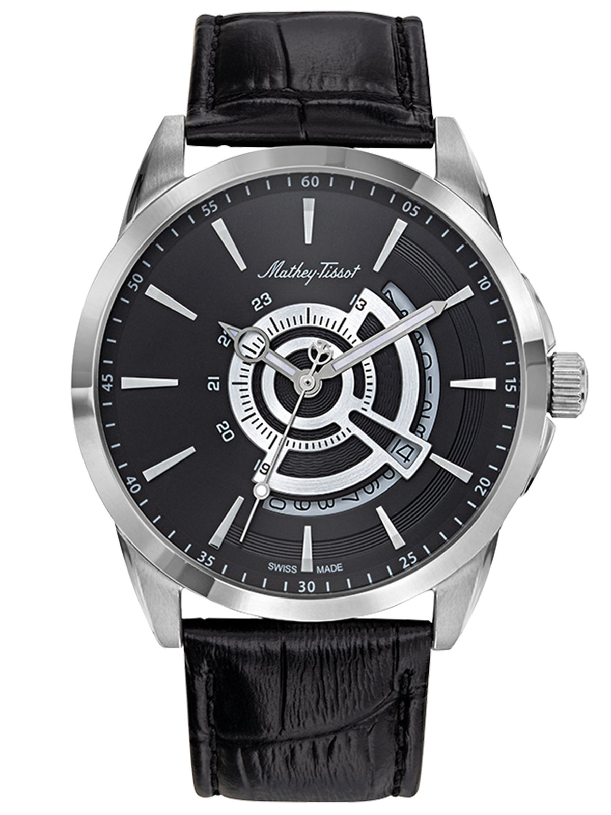 Mathey-Tissot Analog Black Dial Men's Watch-H711AN