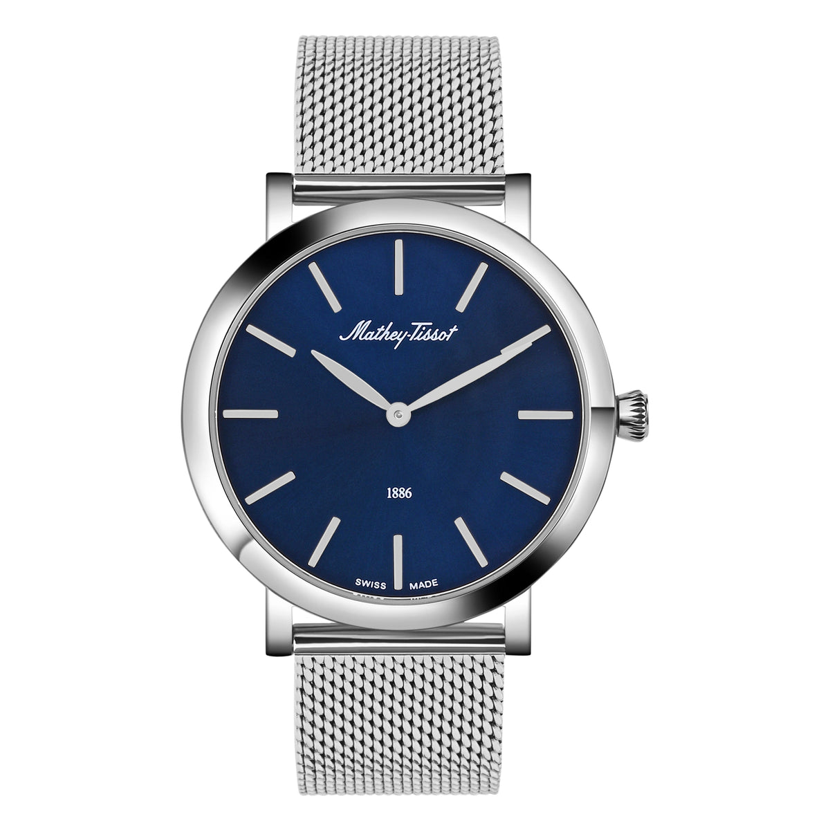 Mathey-Tissot Swiss Made Blue Dial Classic Mens Watch - H7916ABU