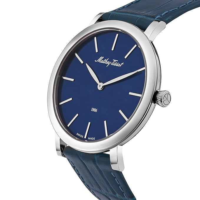 Mathey-Tissot Swiss Made Blue Dial Classic Mens Watch - H7916ALBU
