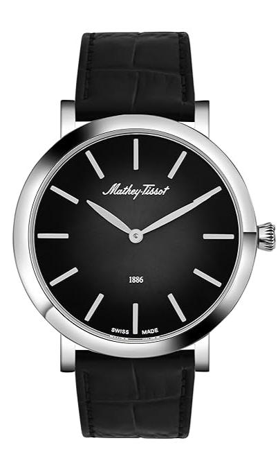 Mathey-Tissot Swiss Made Black Dial Classic Mens Watch - H7916ALN